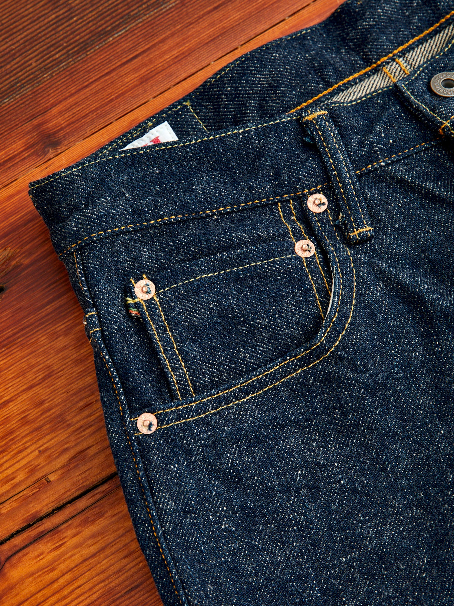 902ZR-KABEG "Secret Kabuki" 20oz Selvedge Denim - High Tapered Fit - Image 6
