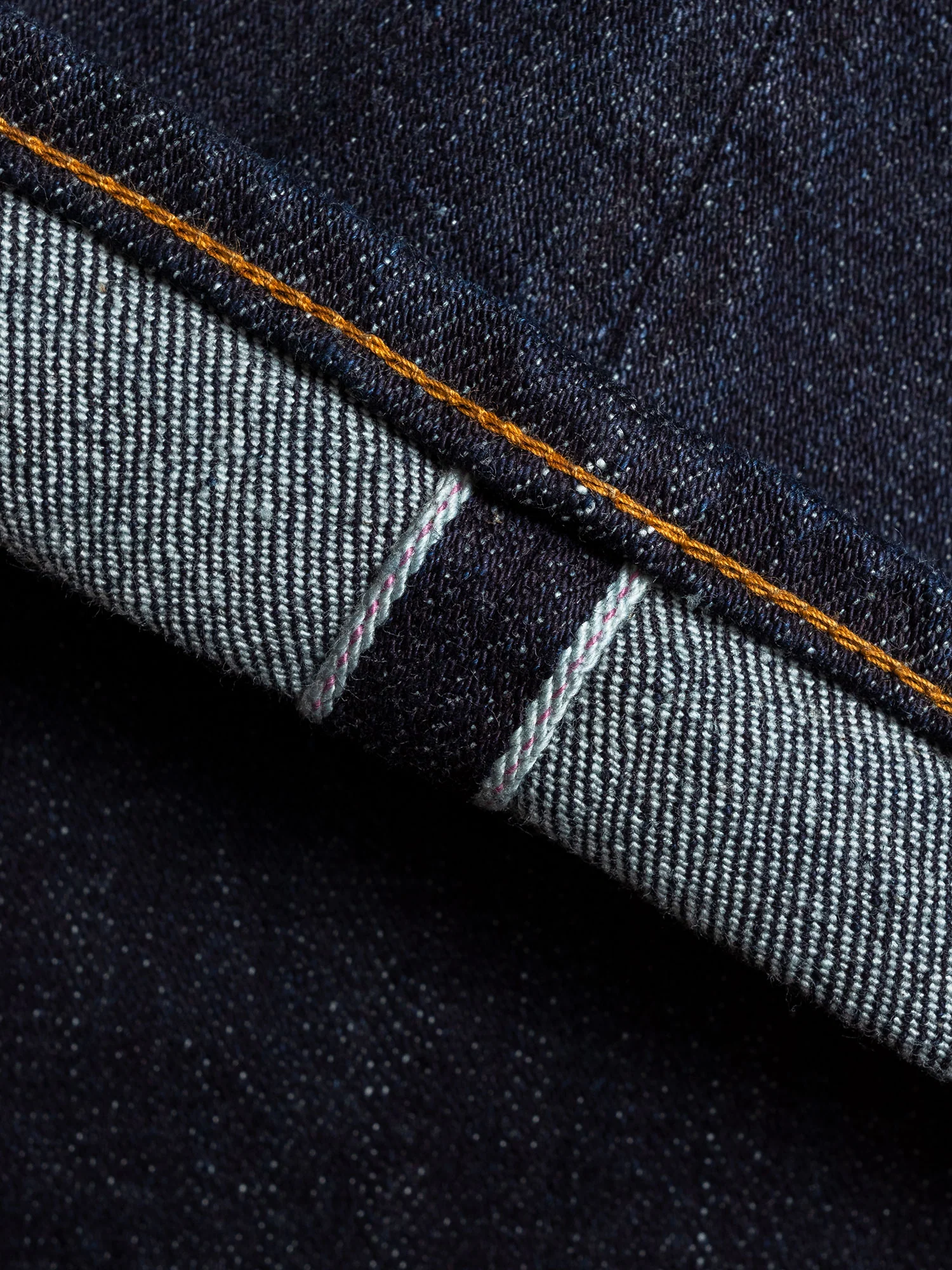 922S-LGY "Grey Overdye" 15oz Stretch Selvedge Denim - High Tapered Fit - Image 9