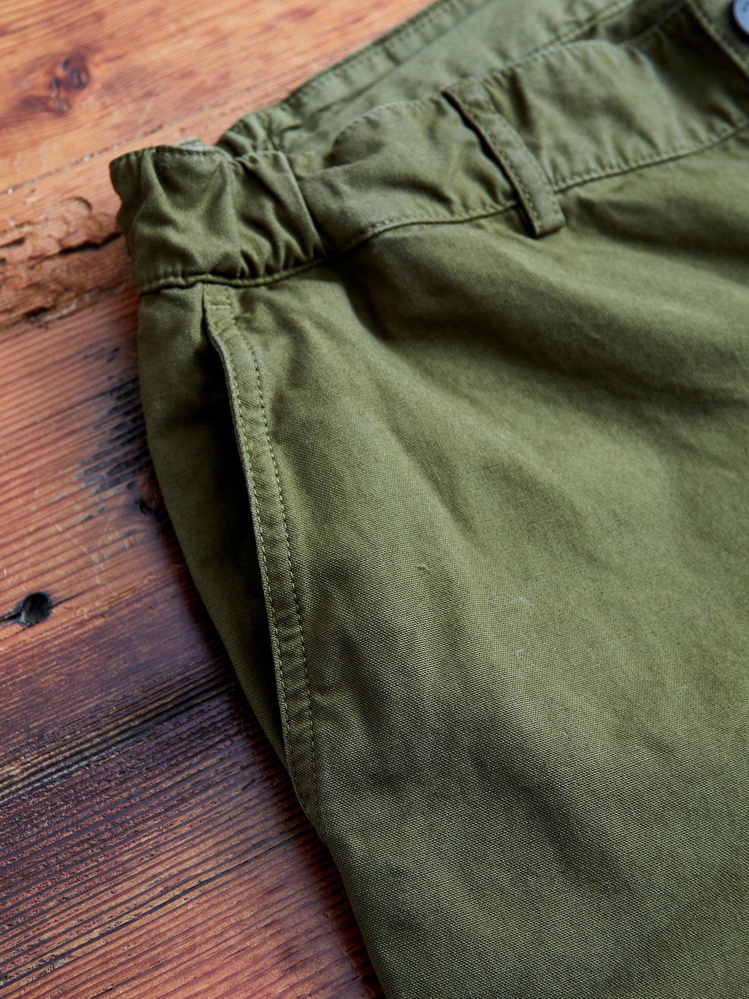 Aberlour Canvas Pants in Olive - Image 5