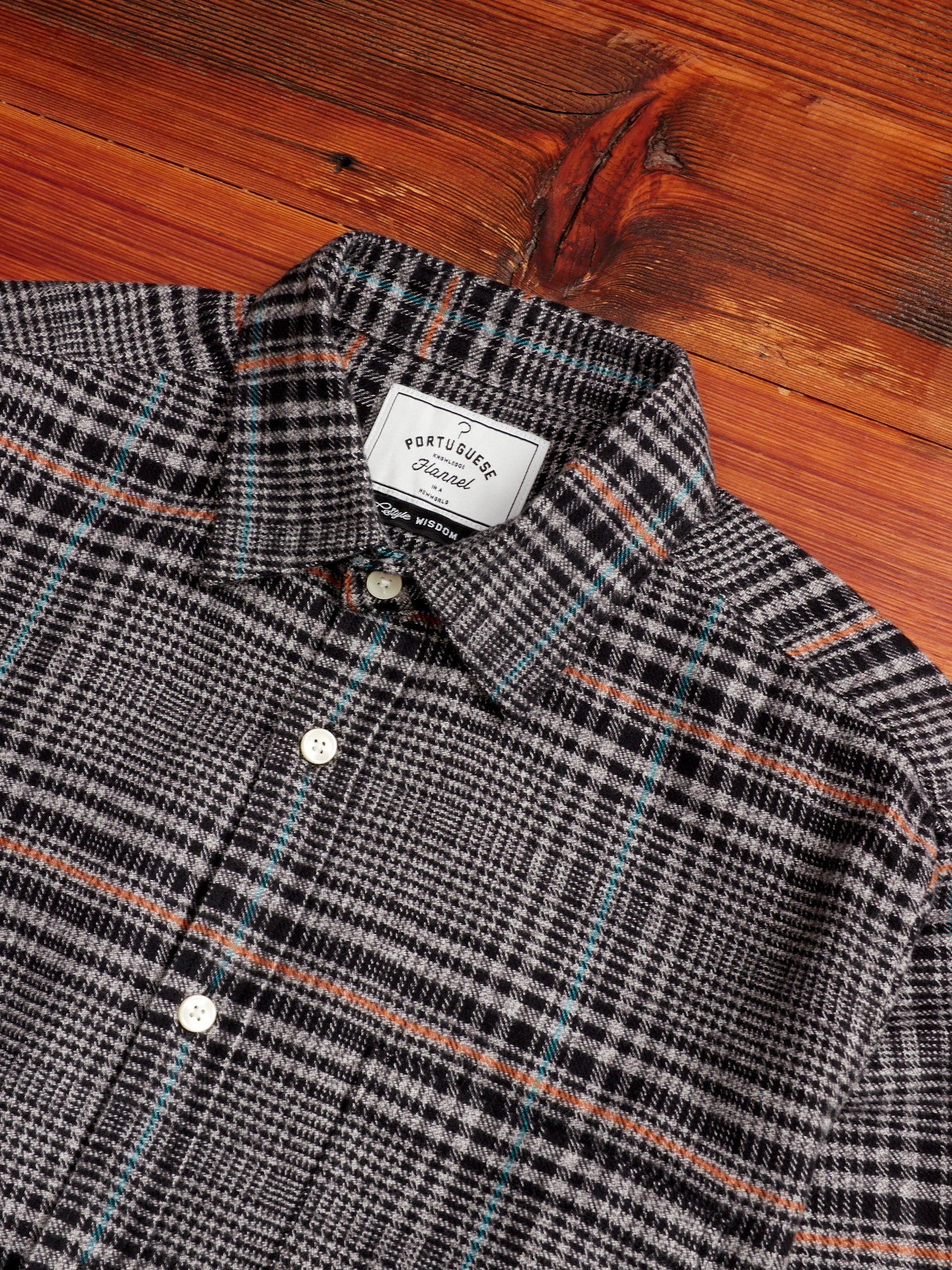 Abstract Pow Button-Up Shirt in Grey - Image 2