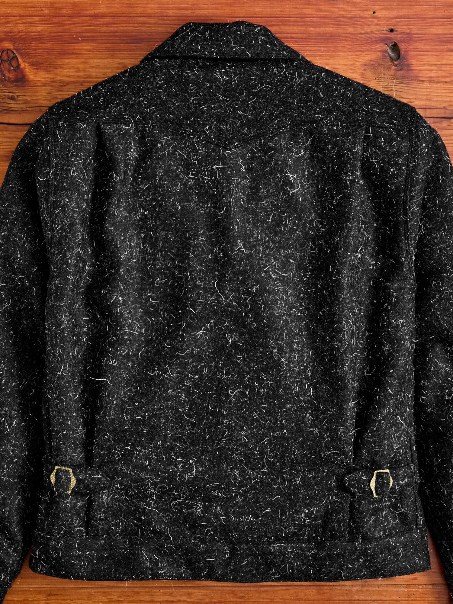 Alcorn Jacket in Black Wool - Image 3