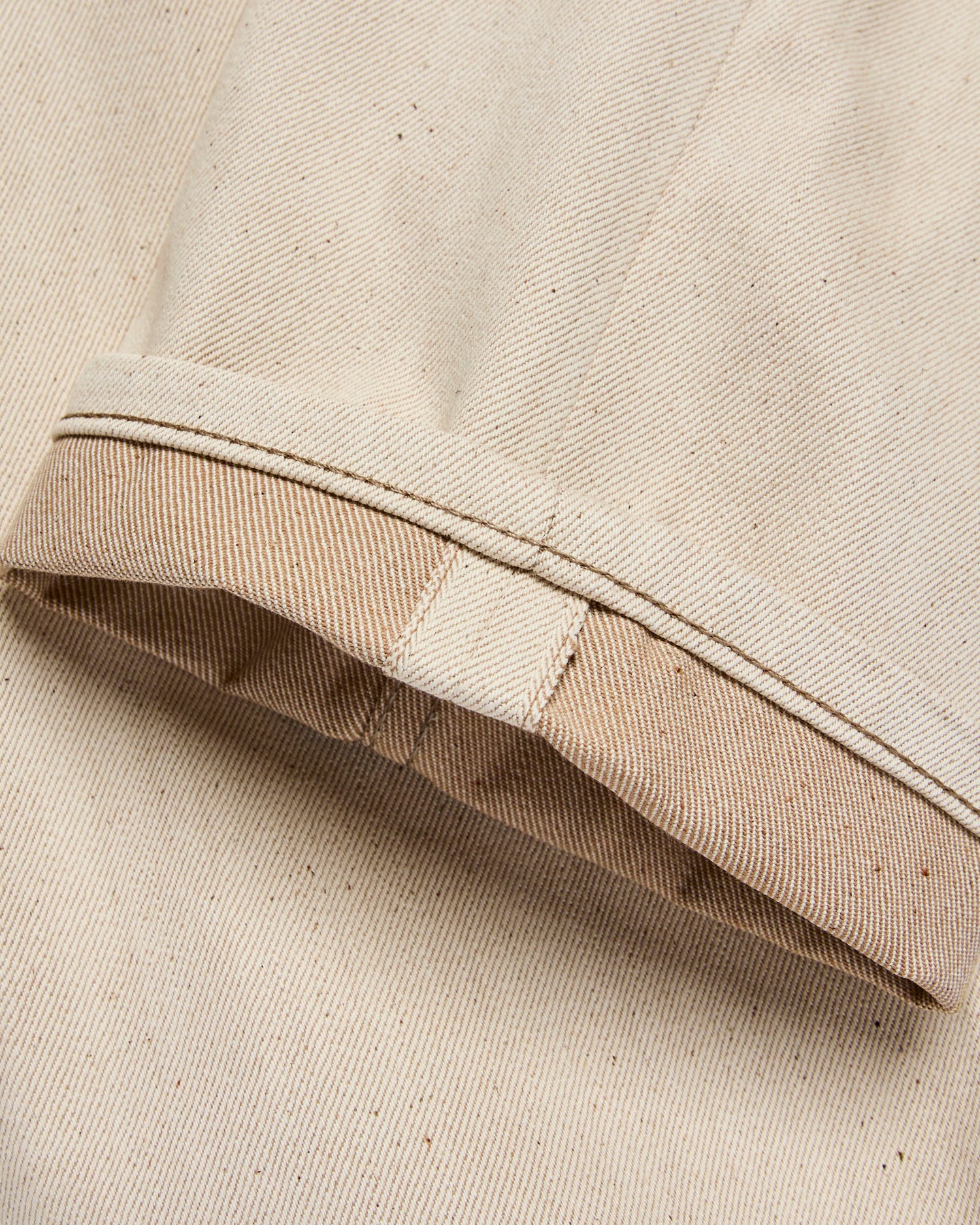 "All Natural Foxfibre" 13.6oz Ecru Selvedge Denim - Weird Guy Fit - Image 10