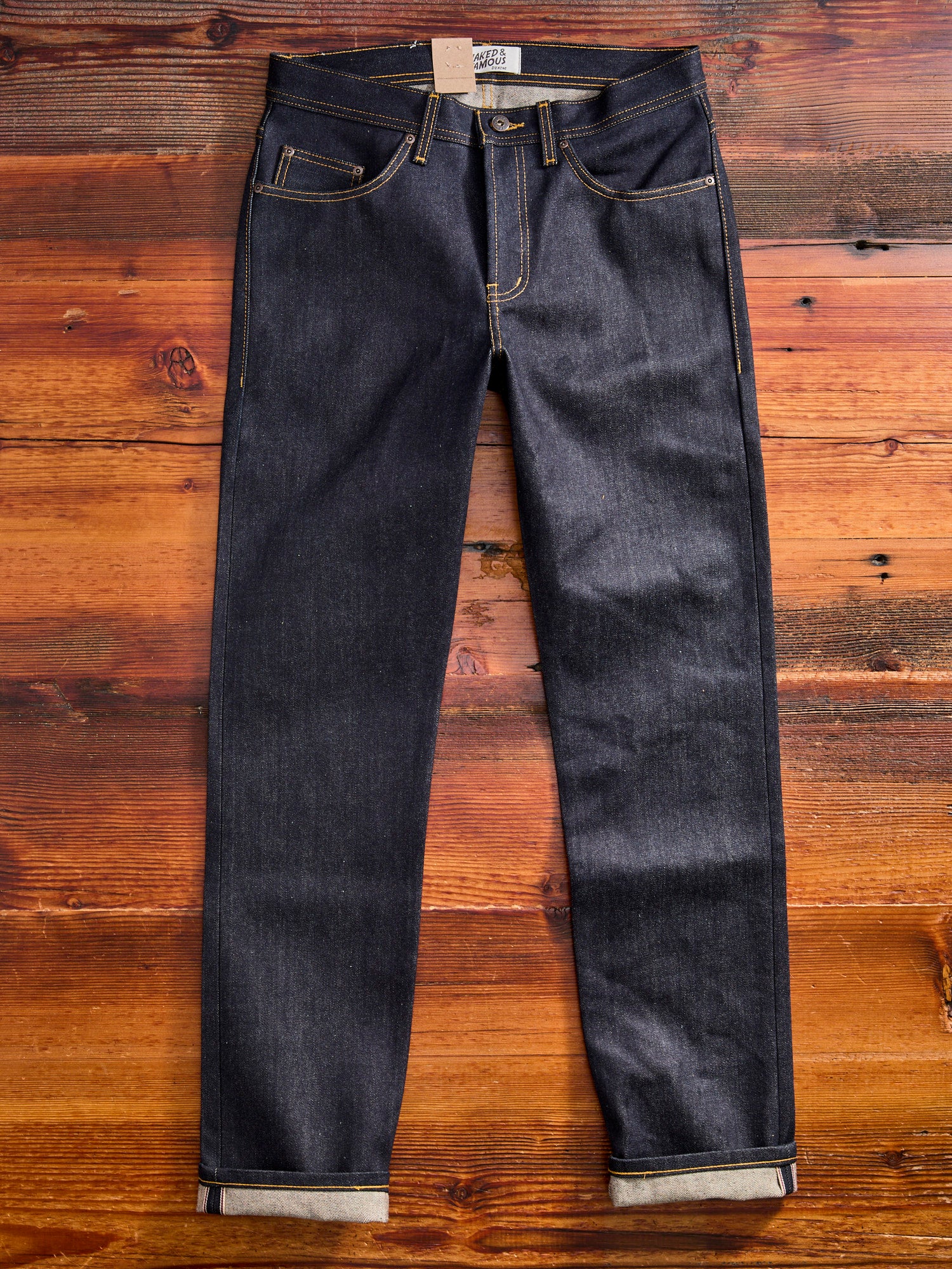"All Natural Foxfibre" 15oz Selvedge Denim - Weird Guy Fit - Image 5