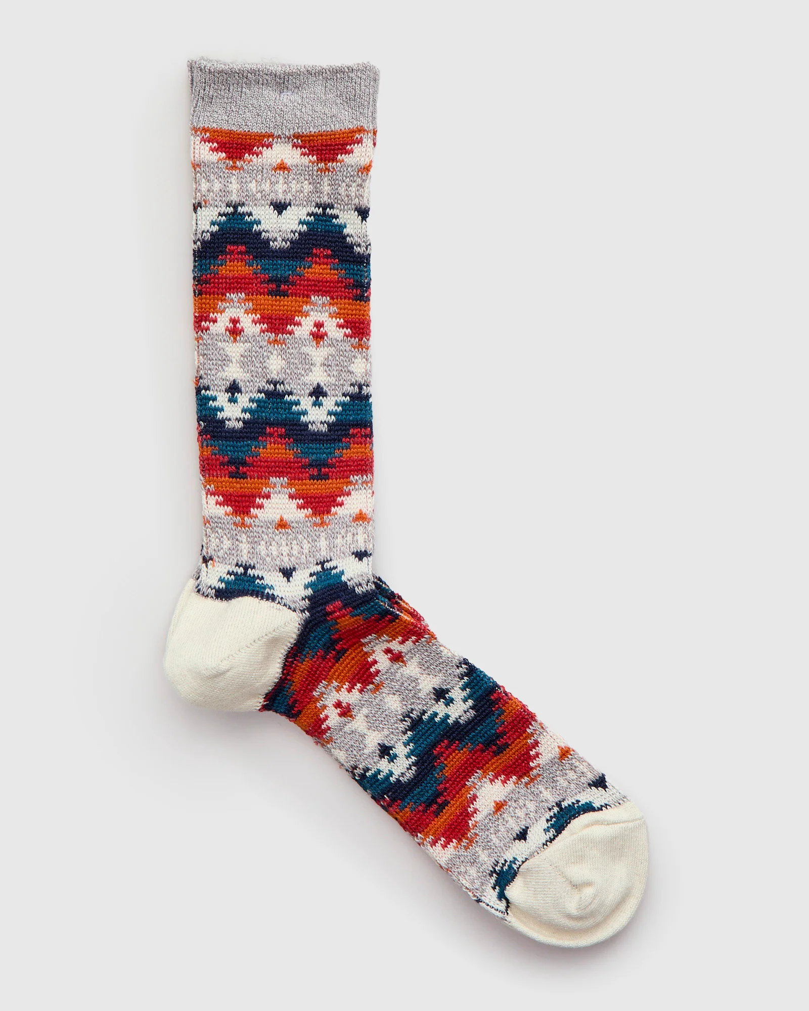 Apache Crew Sock in Beige - Image 2