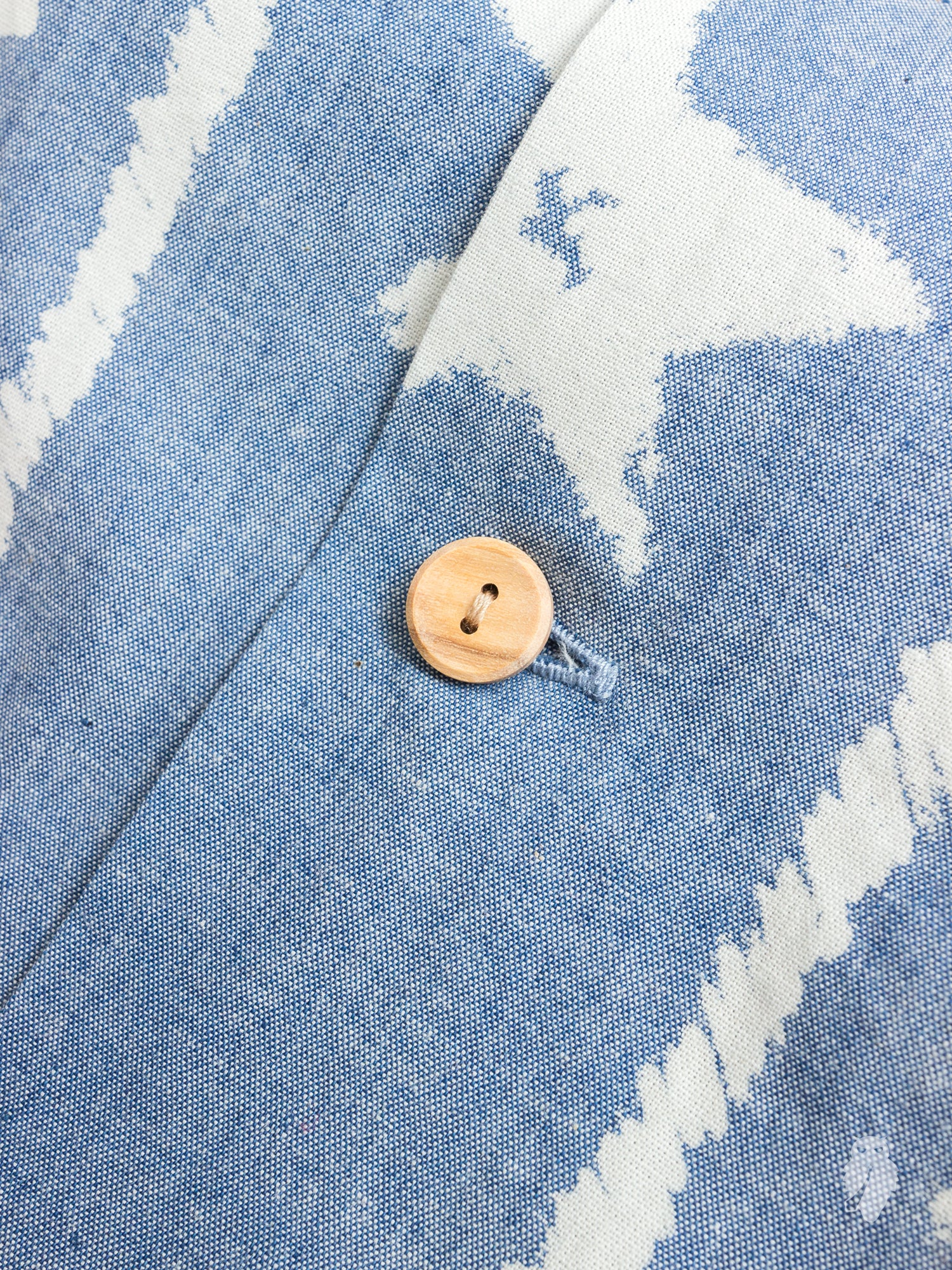 "Artisan Stars" Kaona Shirt in Indigo - Image 5