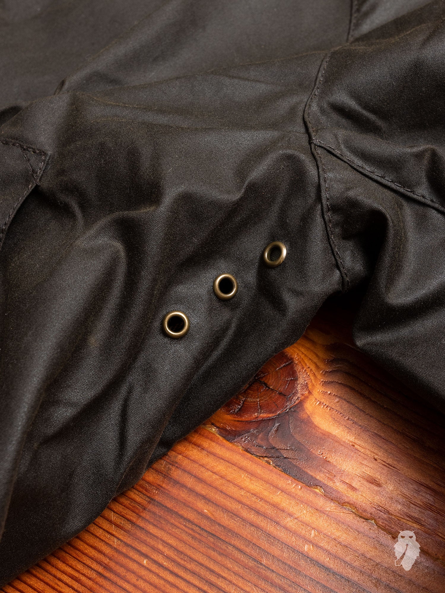 "Ashby" Wax Jacket in Olive - Image 6