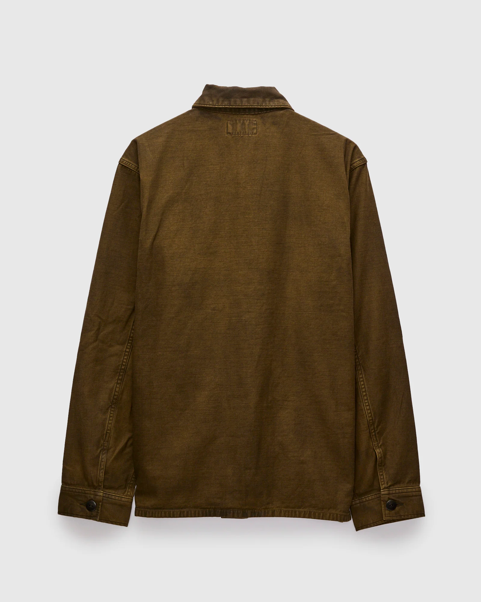 Asher Overshirt in Washed Brown - Image 2