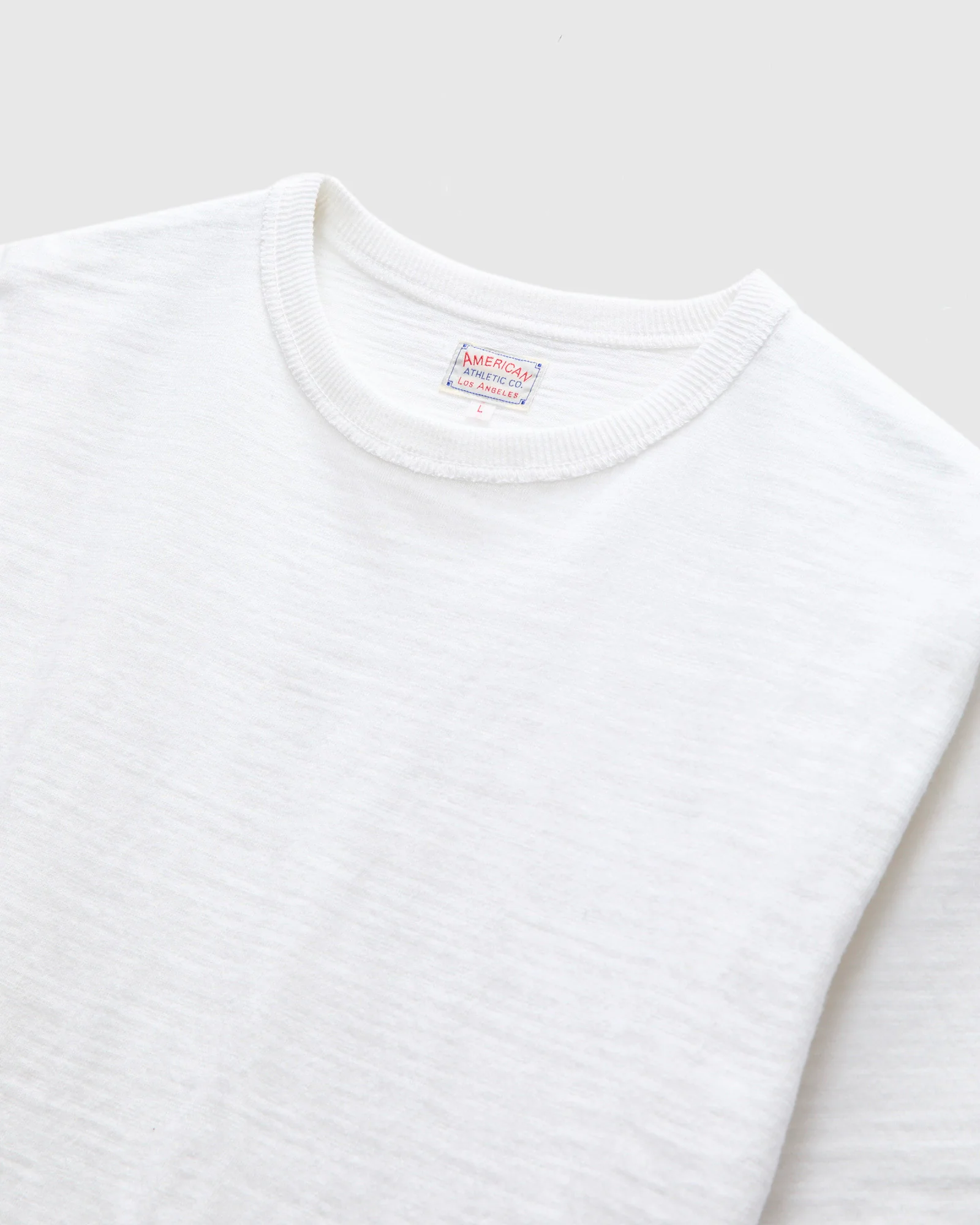 Athletic Loopwheel T-Shirt in White - Image 4