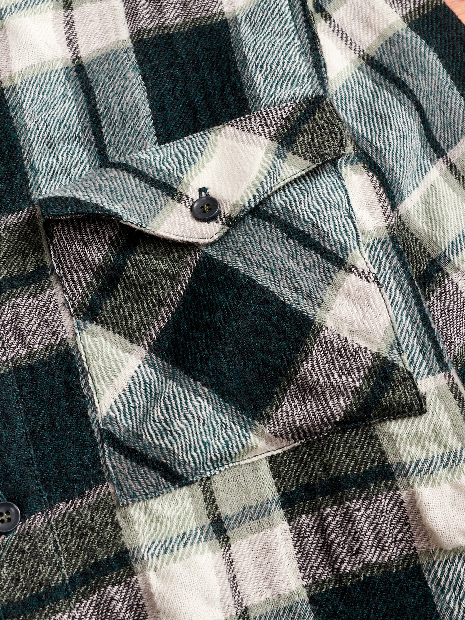 Avery Flannel Shirt in Vine - Image 4