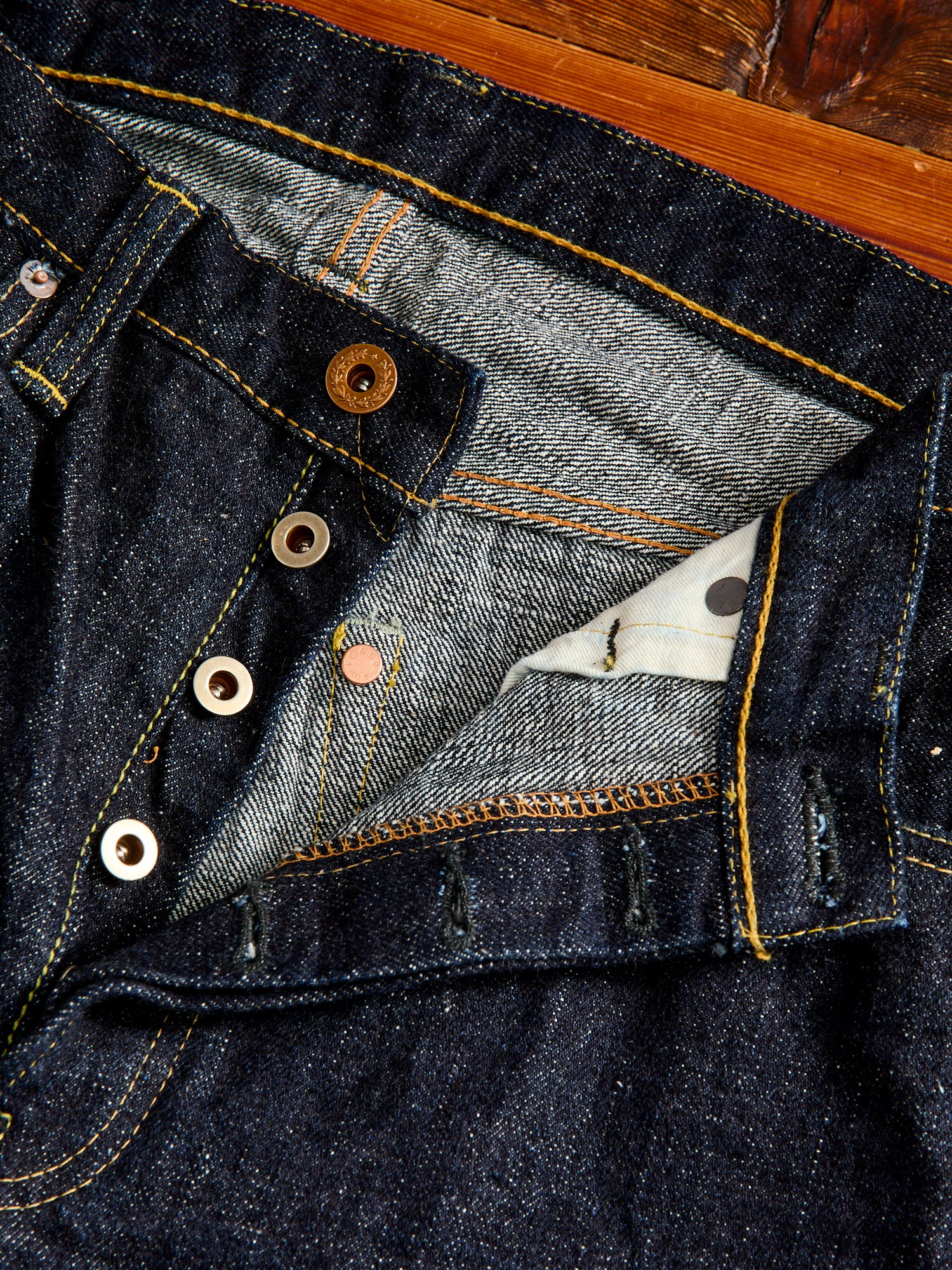 B1101SR "Super Rough" 15.5oz Selvedge Denim - Classic Straight Fit - Image 9