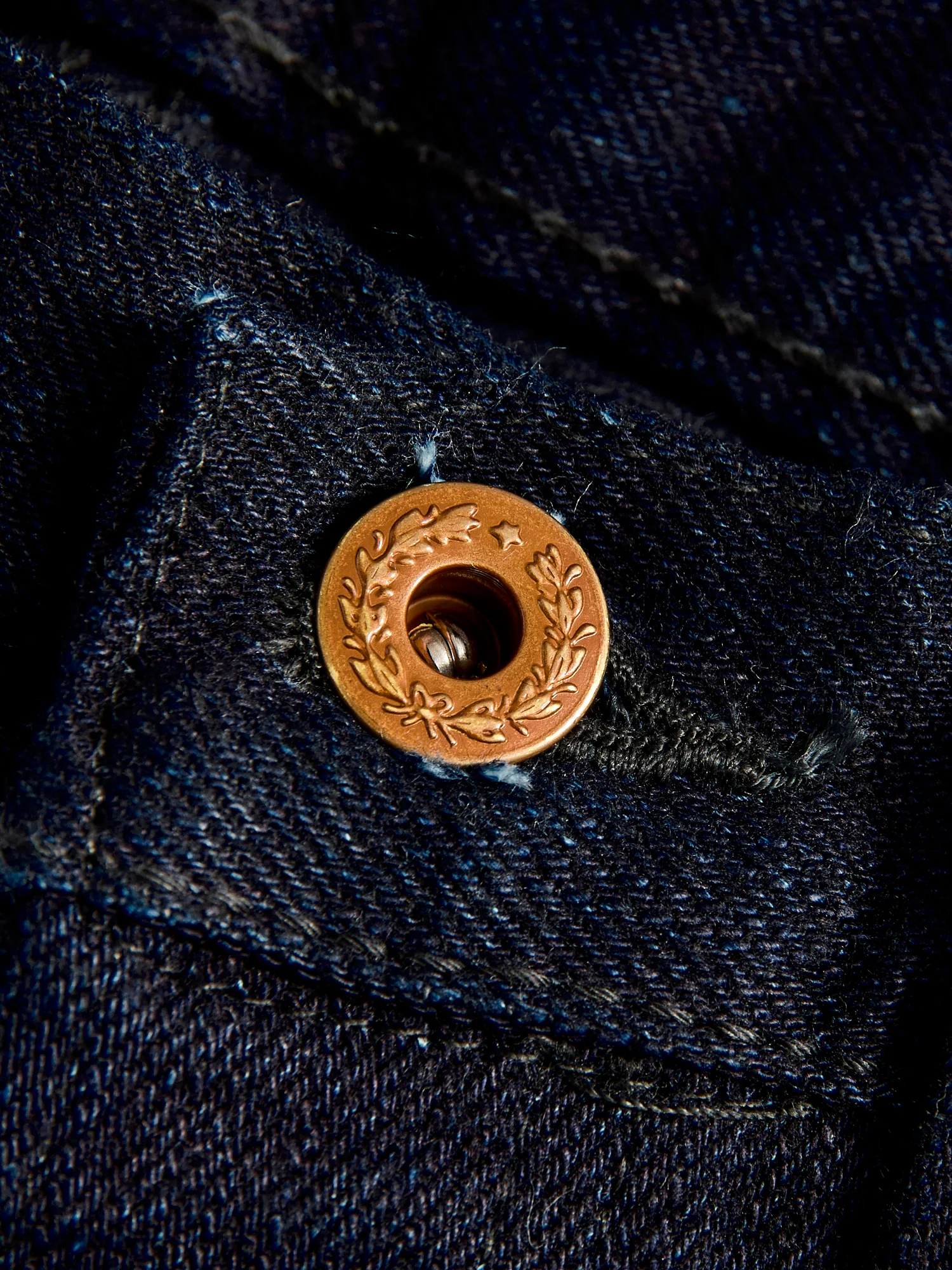 B1101SRB "Super Rough" Indigo/Black 15.5oz Selvedge Denim - Classic Straight Fit - Image 8