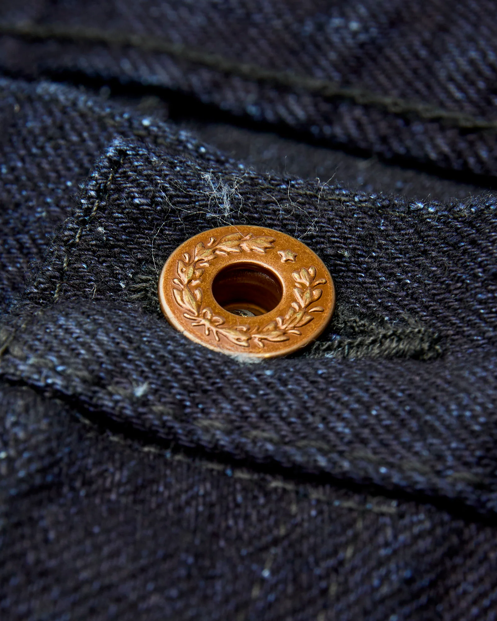 B1108SRB "Super Rough" 15.5oz Indigo/Black Selvedge Denim - Slim Straight Fit - Image 6