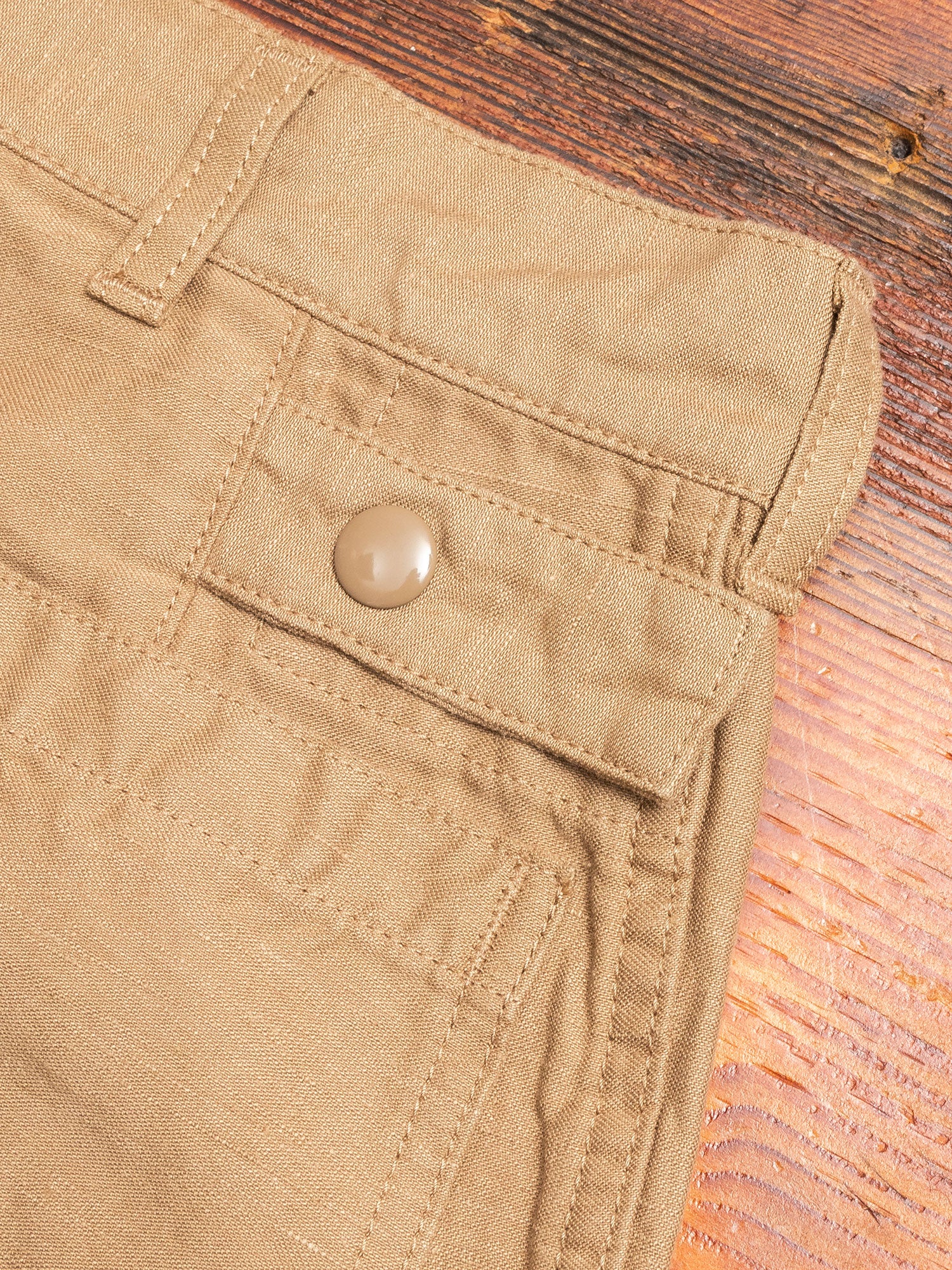 Baker Utility Military Pants in Beige - Image 10