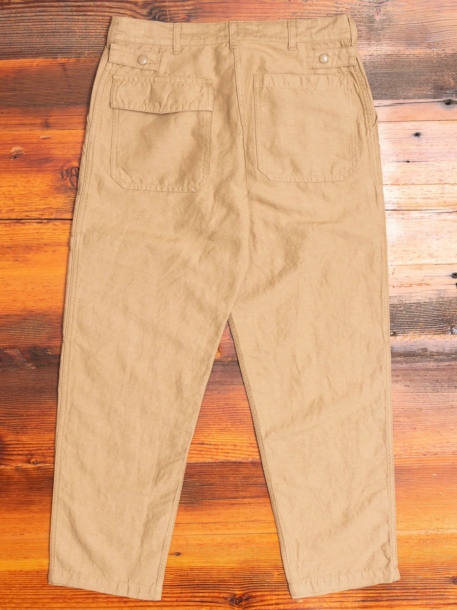 Baker Utility Military Pants in Beige - Image 8