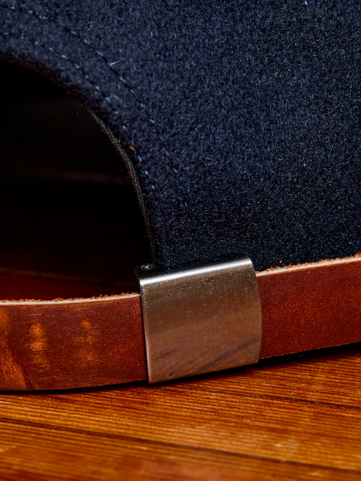 Baseball Hat in Dark Navy - Image 4