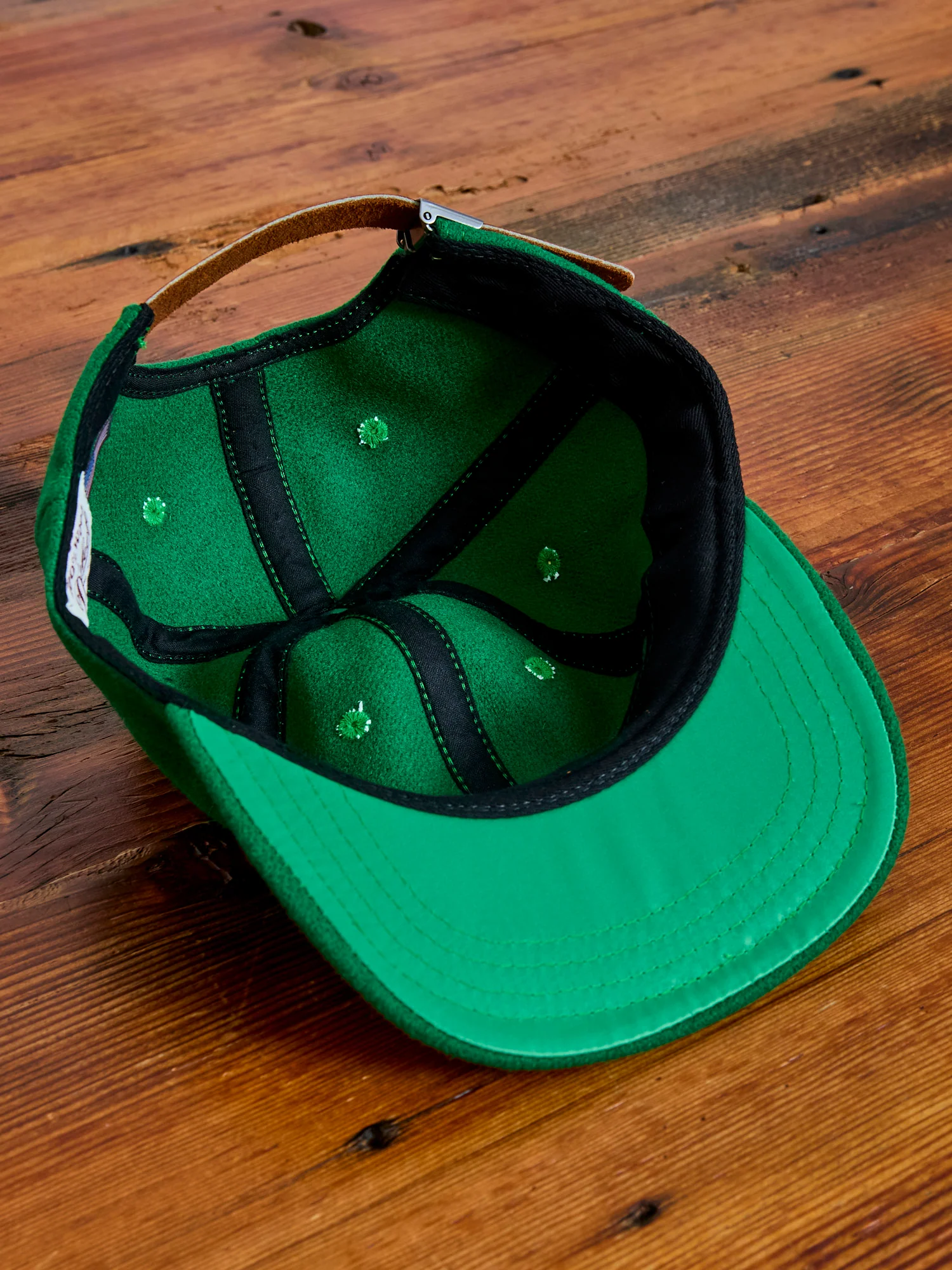 Baseball Hat in Kelly Green - Image 7