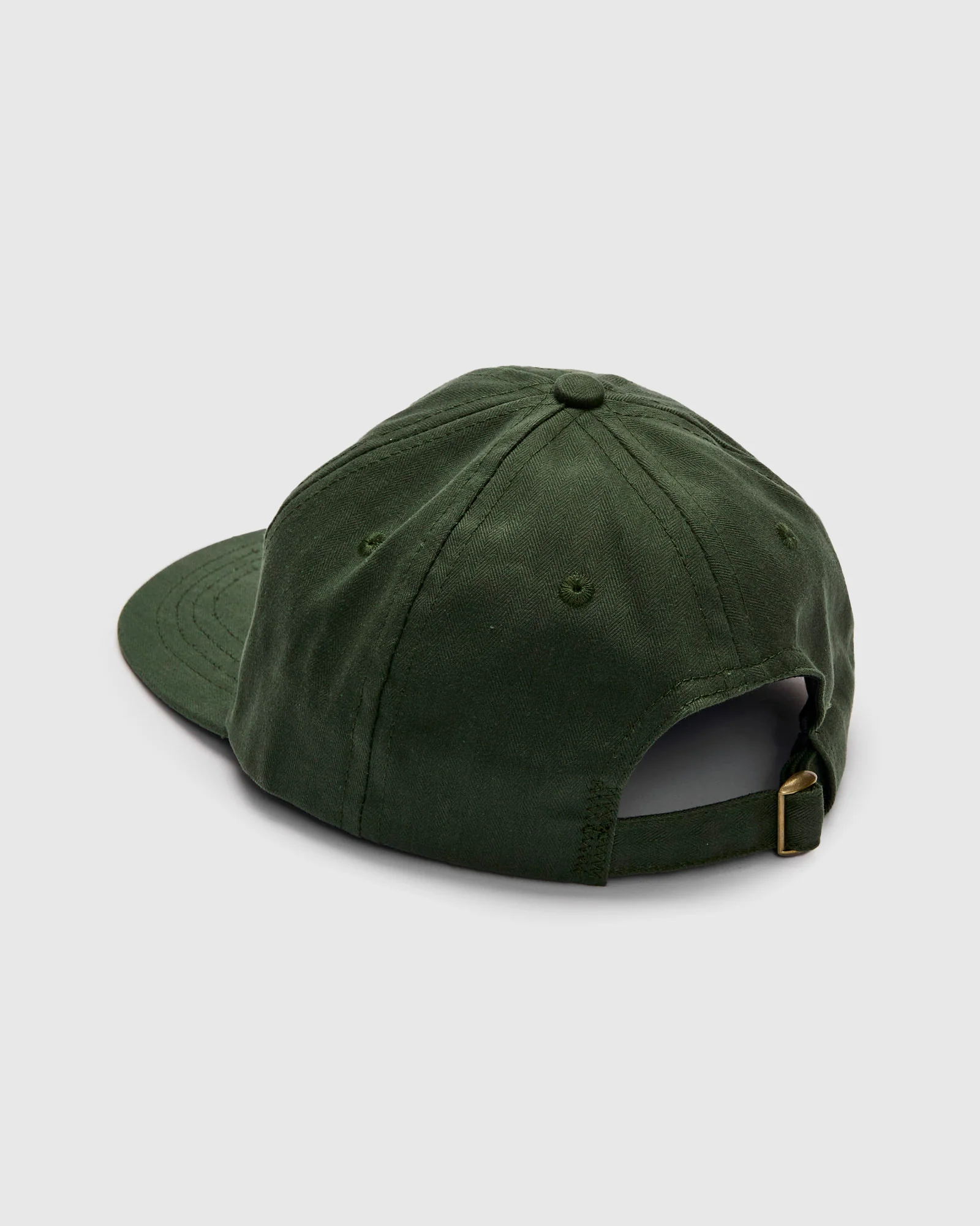 Baseball Hat in Spruce Dry Waxed Cotton - Image 2