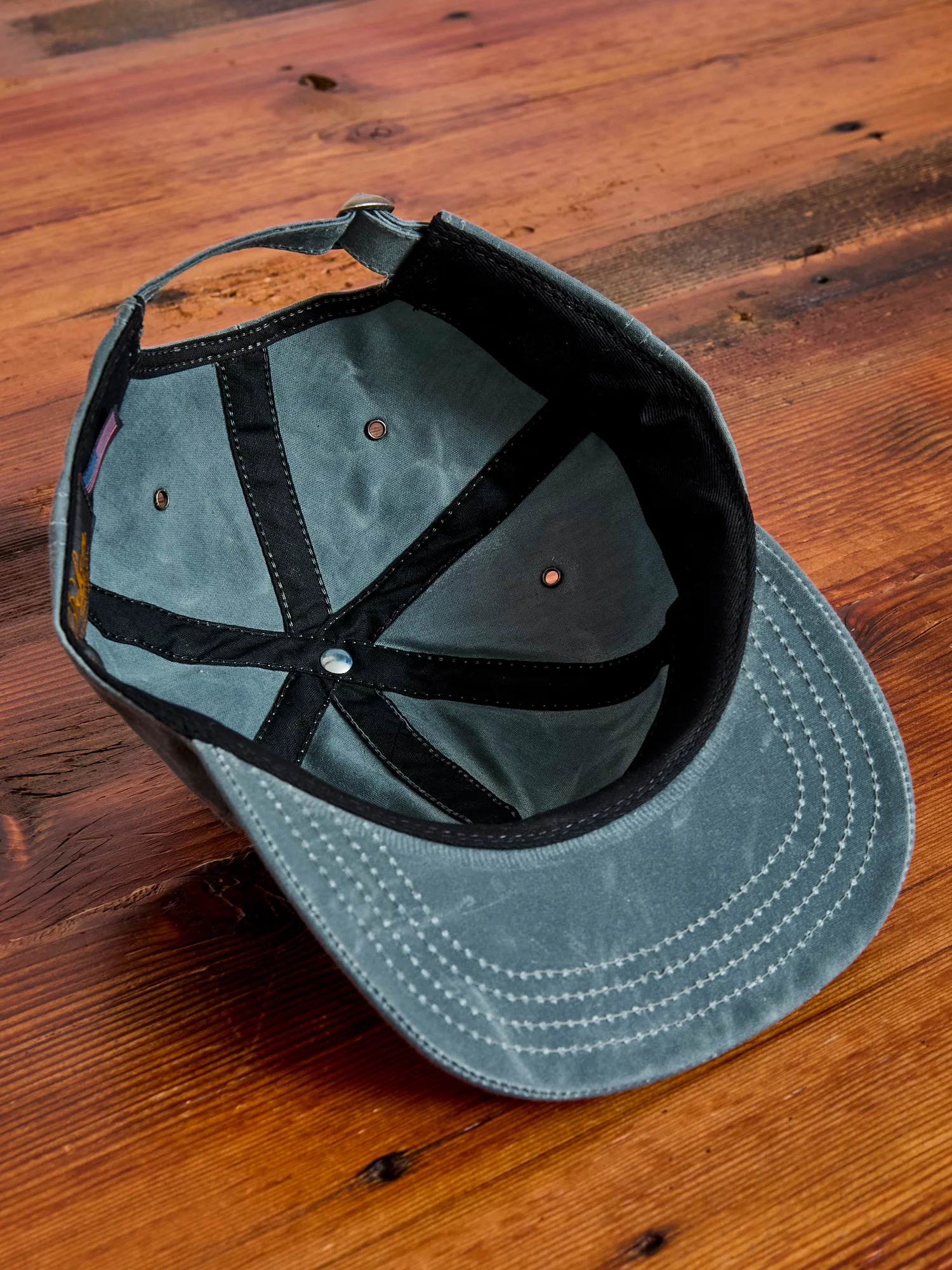 Baseball Hat in Wax Canvas Harbor Blue - Image 7