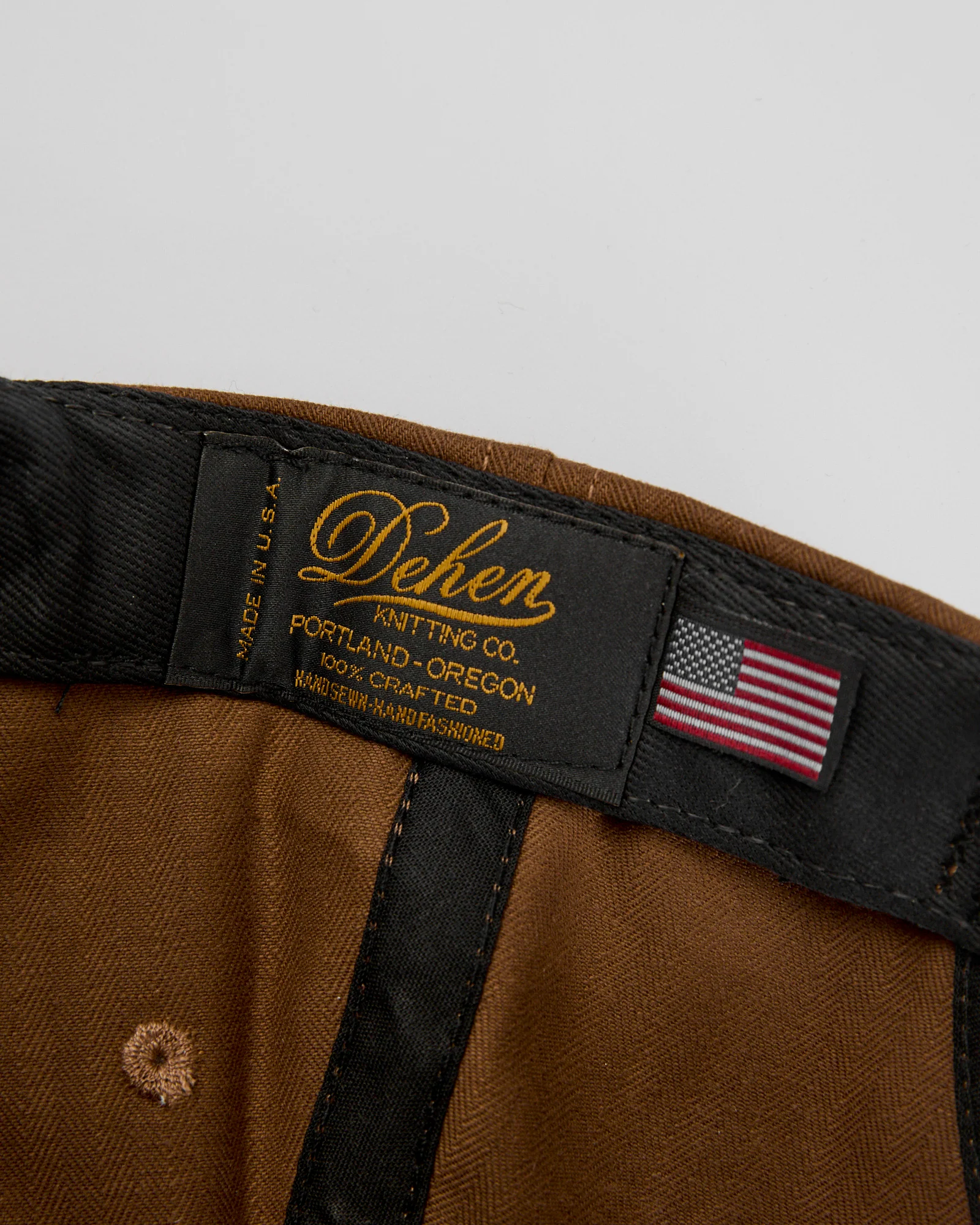 Baseball Hat in Waxed Nicotine - Image 5