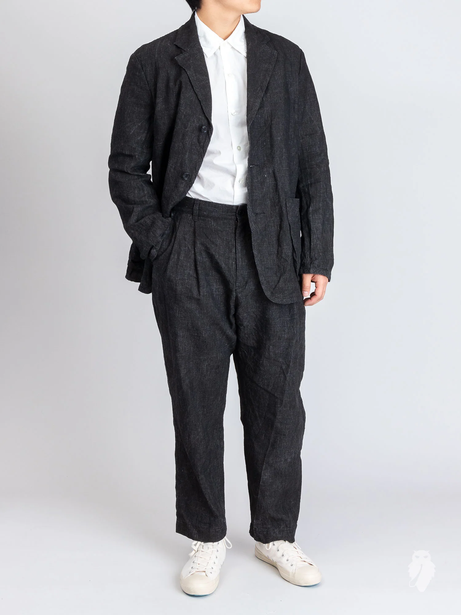 Basic Shirt in Off White - Image 9