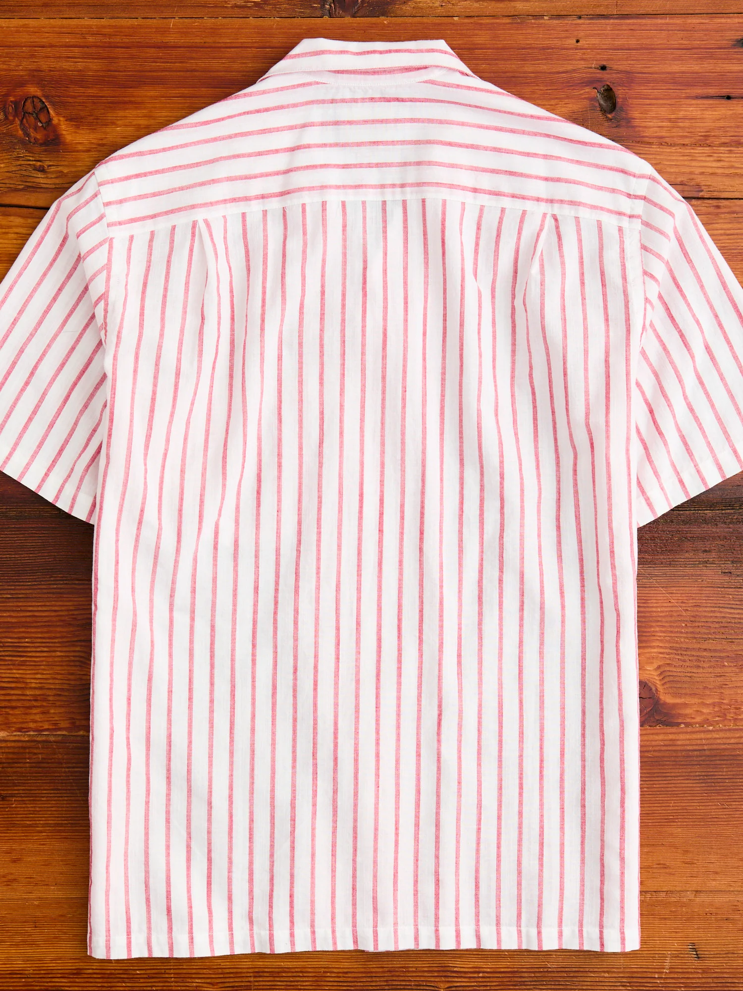 Beach Cabin Button-Up Shirt in Red - Image 9