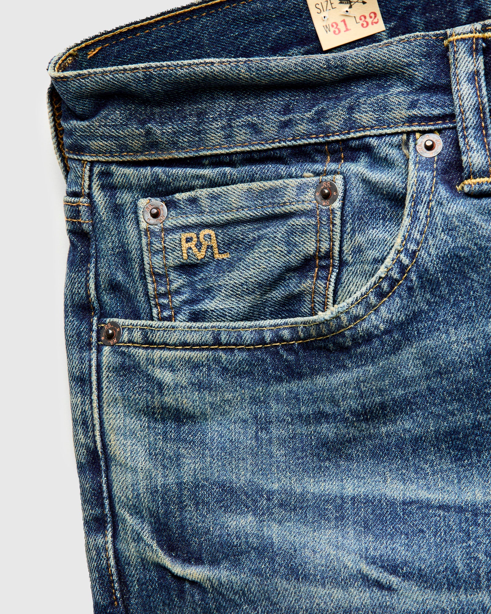 "Belgrade Wash" 13.75oz Denim - Slim Fit - Image 7