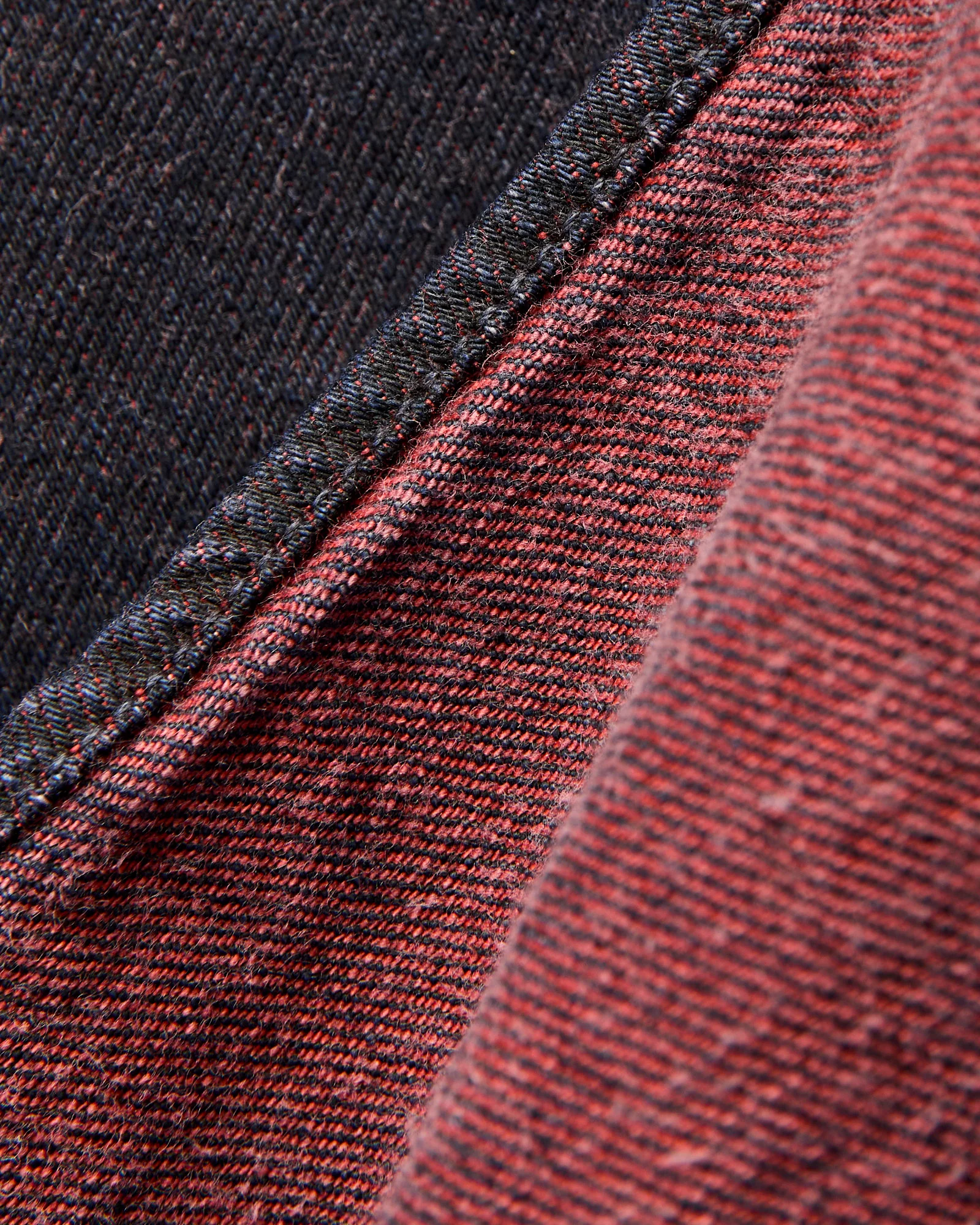 "Bengala" Western Shirt in Indigo Red - Image 8