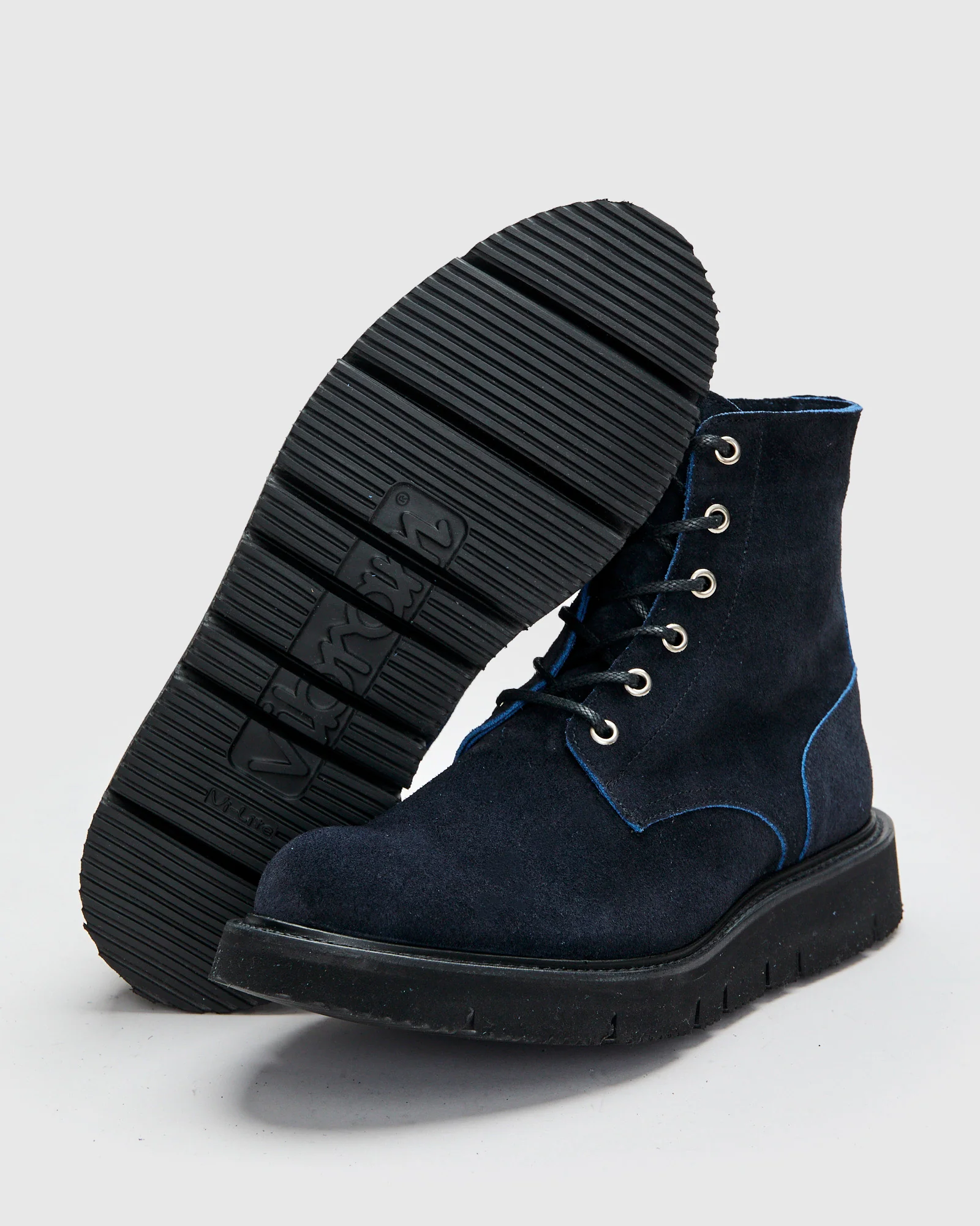 Black Ice Boot in Navy Ottoman Scuff-Off - Image 2