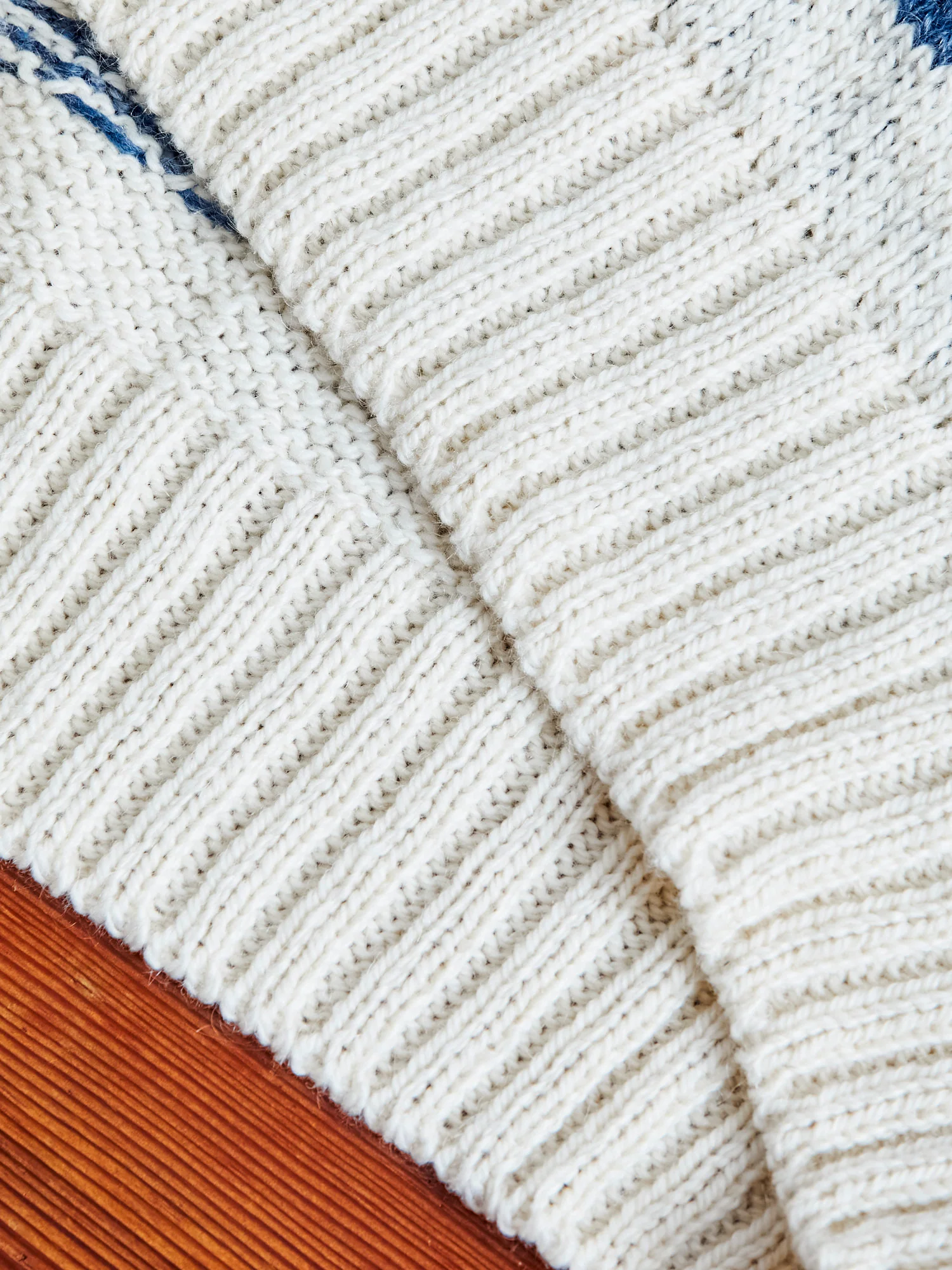 "Best Walrus In Town" Wool Sweater in Blue - Image 6