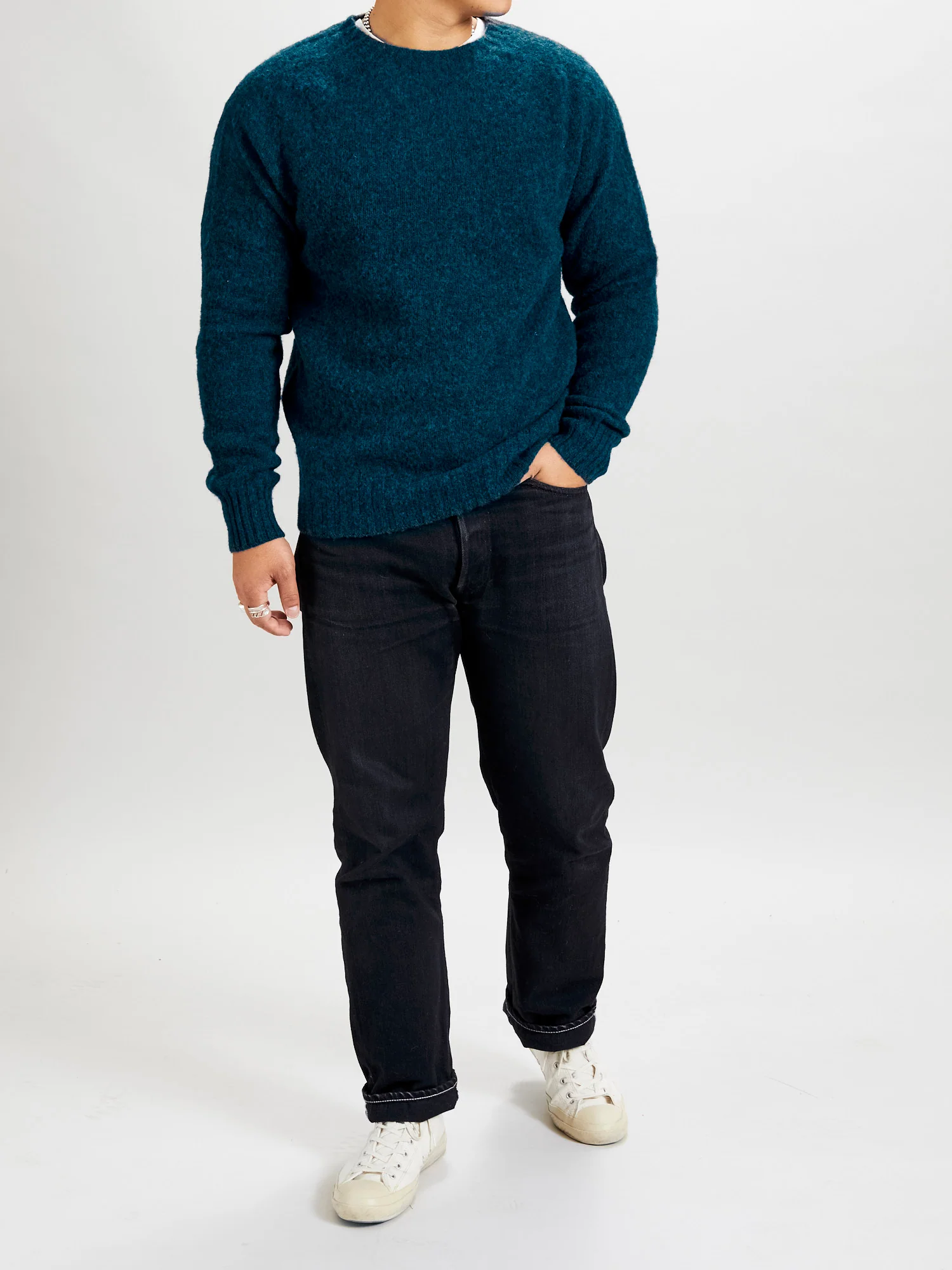 "Birth of the Cool" Wool Sweater in Diesel - Image 7