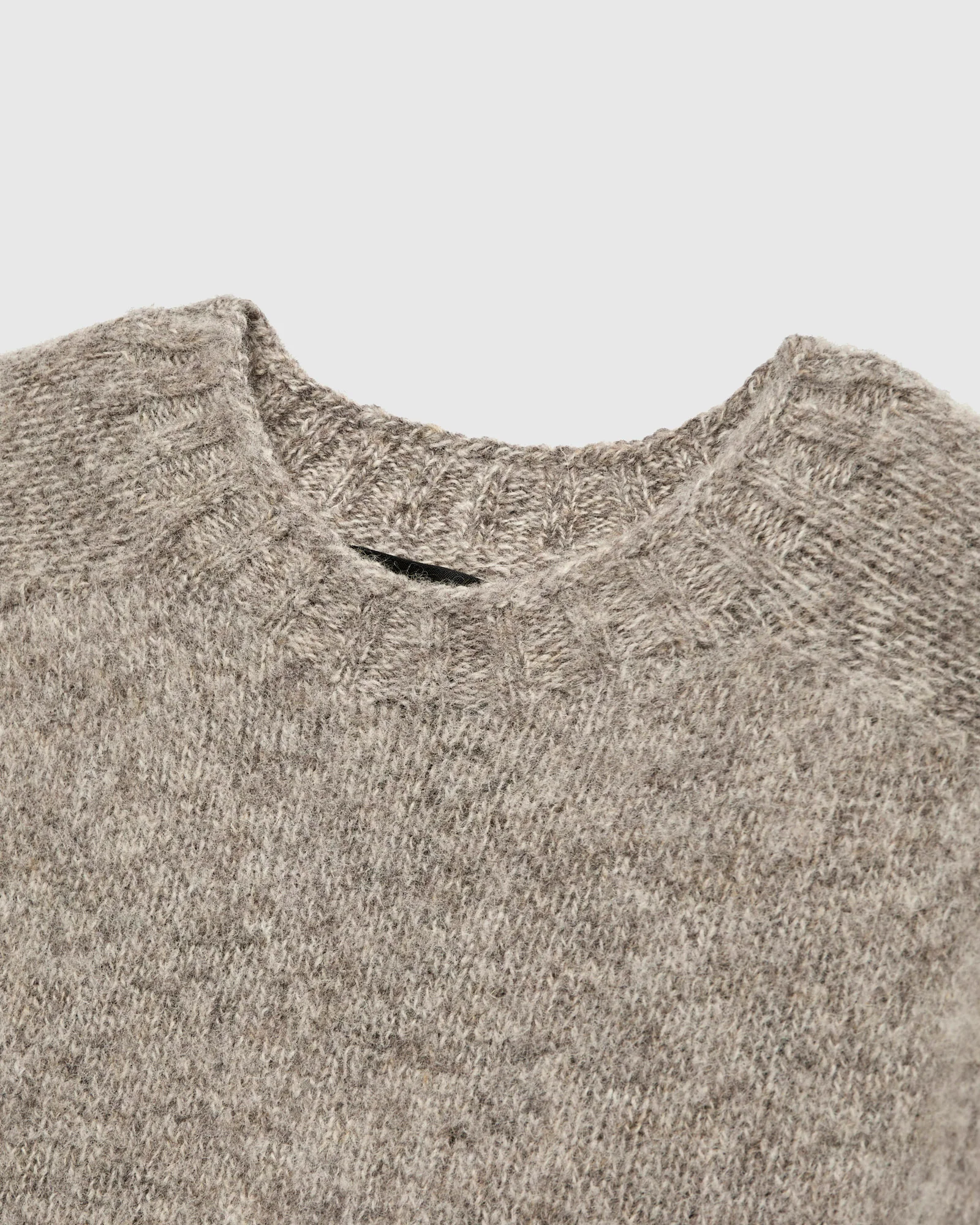 "Birth of the Cool" Wool Sweater in Mixed Shrooms - Image 4