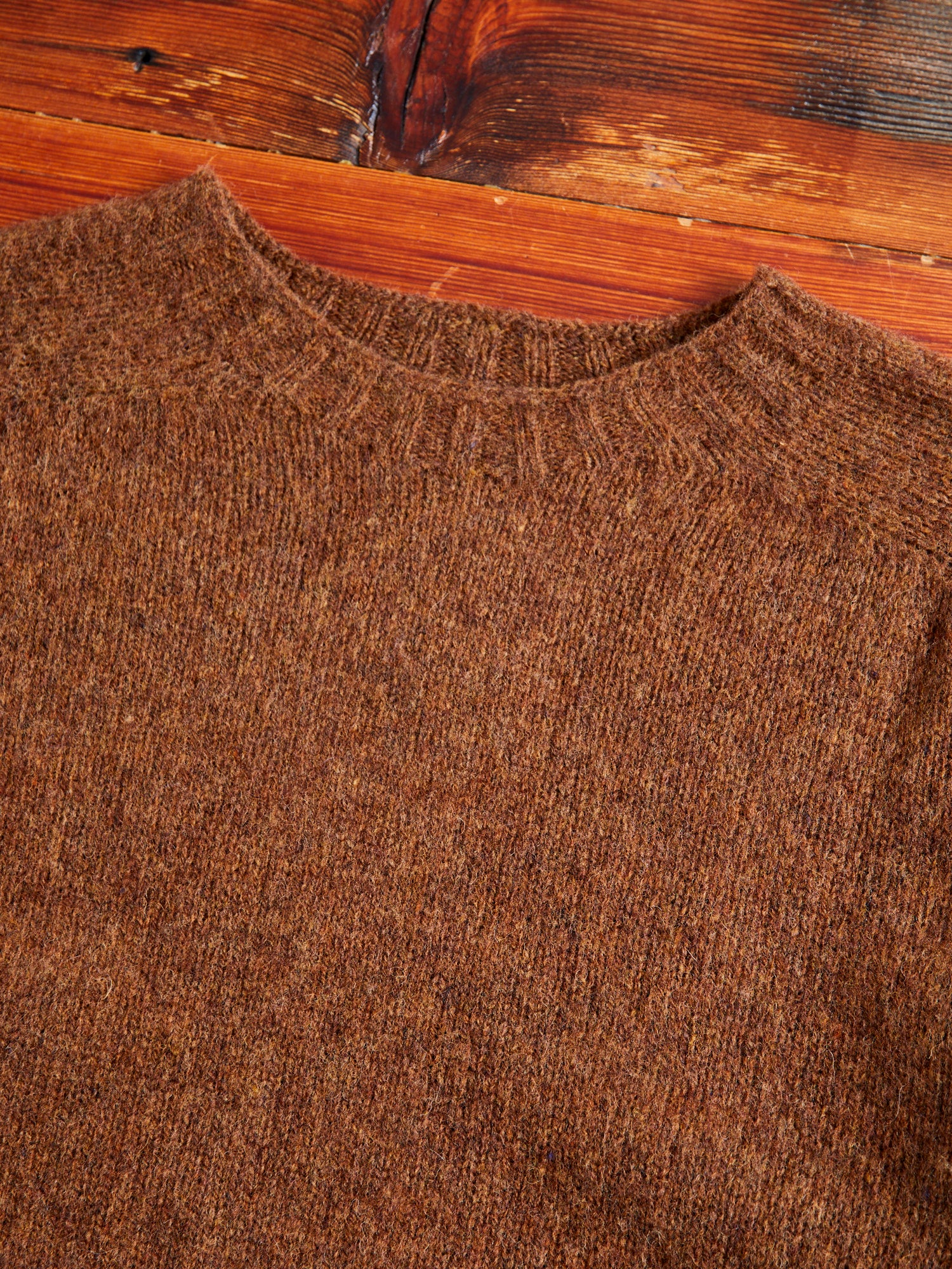 "Birth of the Cool" Wool Sweater in Nuts - Image 3