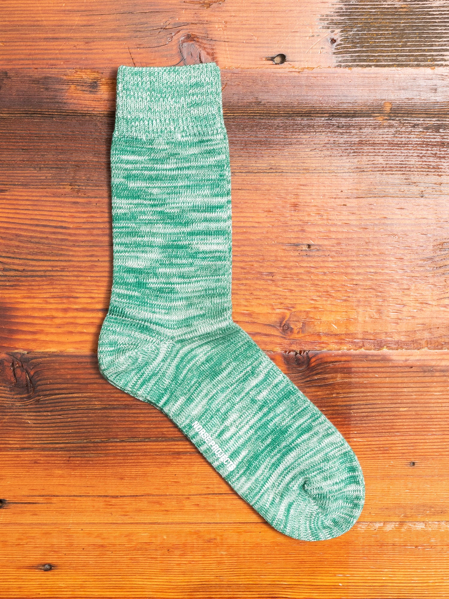 Bjarki Blend Socks in Leaf Green - Image 2