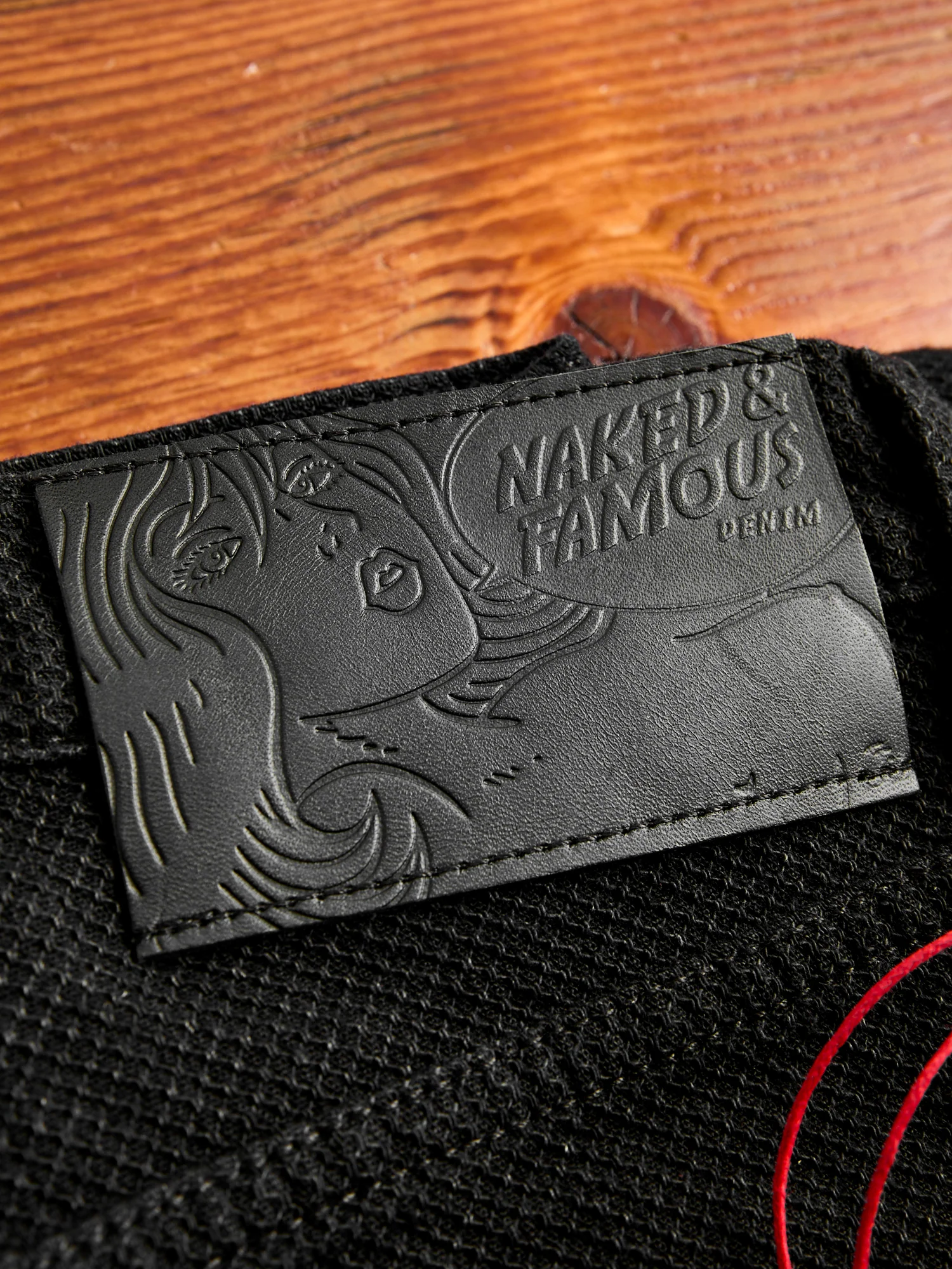 "Black Kikko" 12.5oz Jacquard Denim - Easy Guy Fit - Image 10