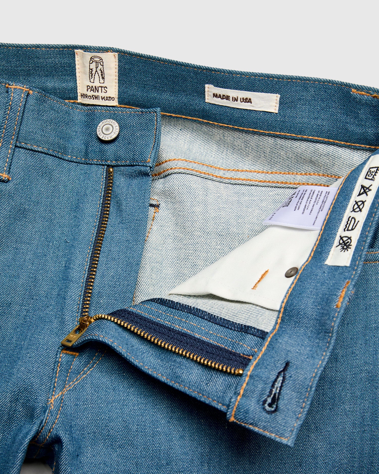 "Old Blue Raw" 10.5oz Indigo Stretch Selvedge Denim - Pen Slim - Image 9