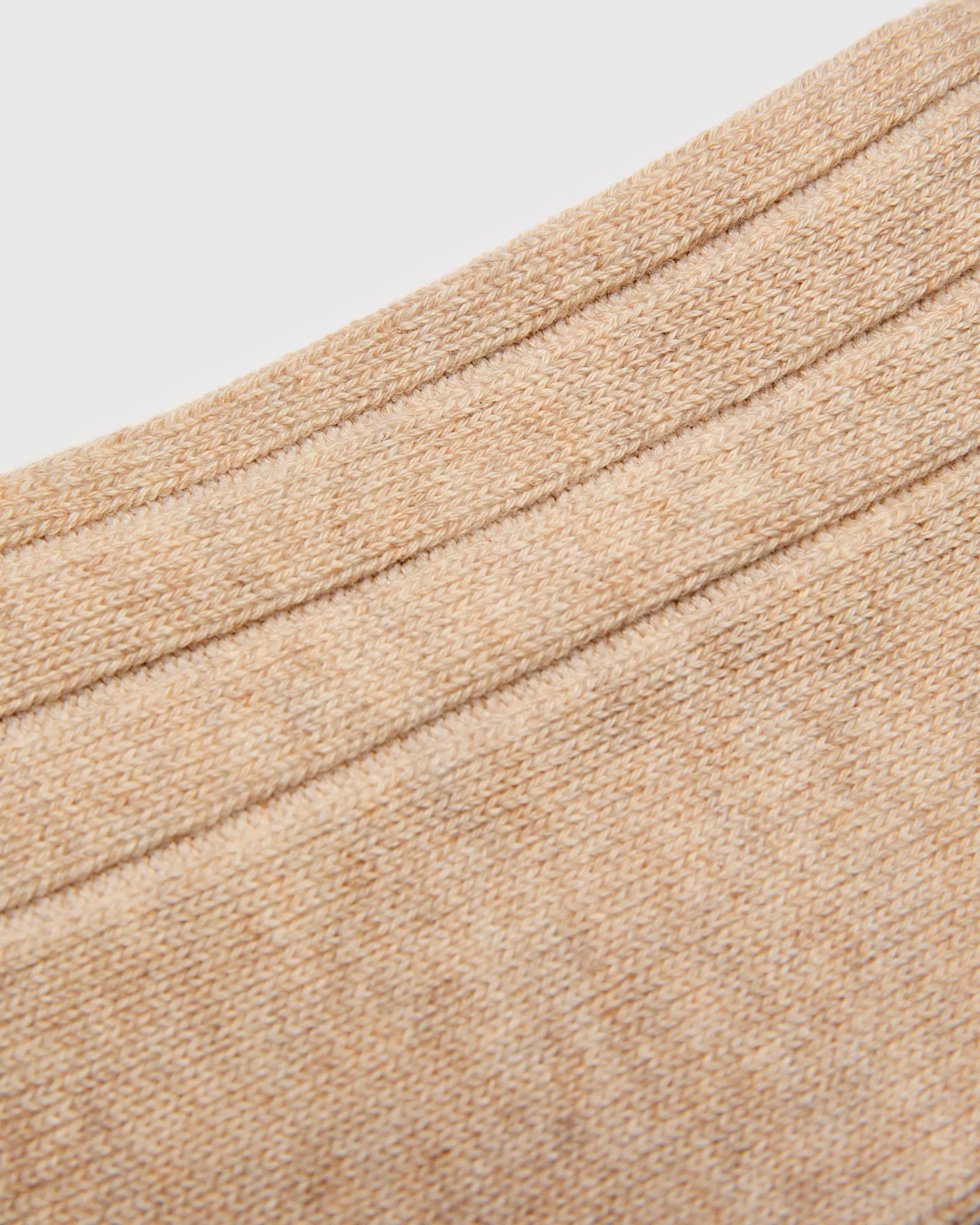 Bold Rib Crew in Beige - Image 3