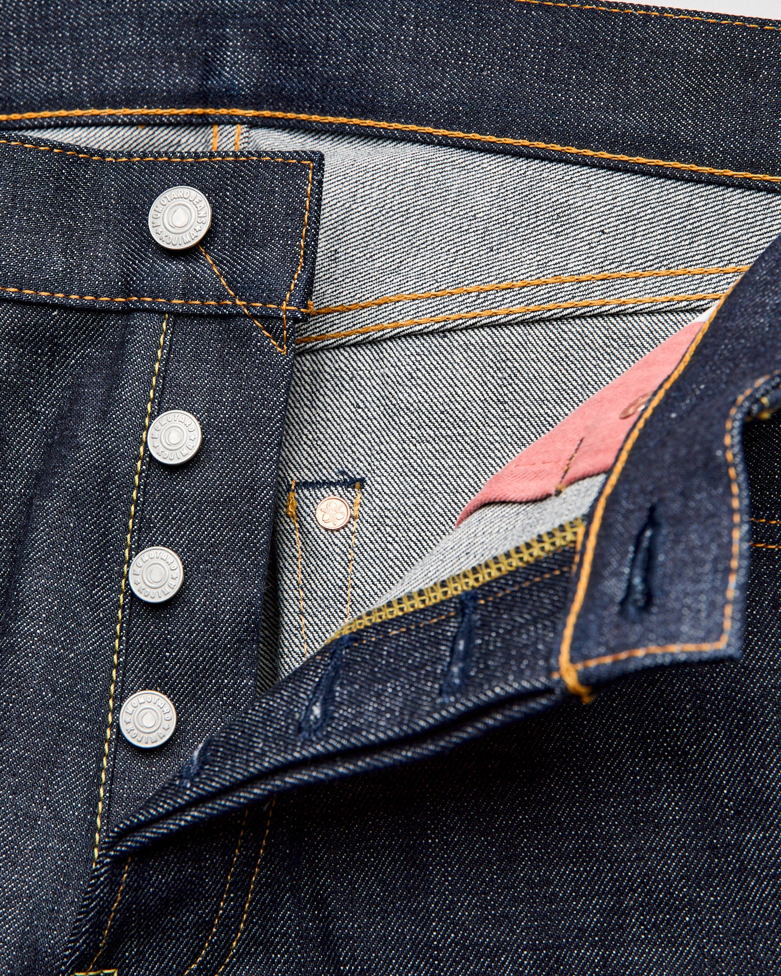 BOM017-W "Grand Indigo" 14oz Selvedge Denim - Wide Straight Fit - Image 7