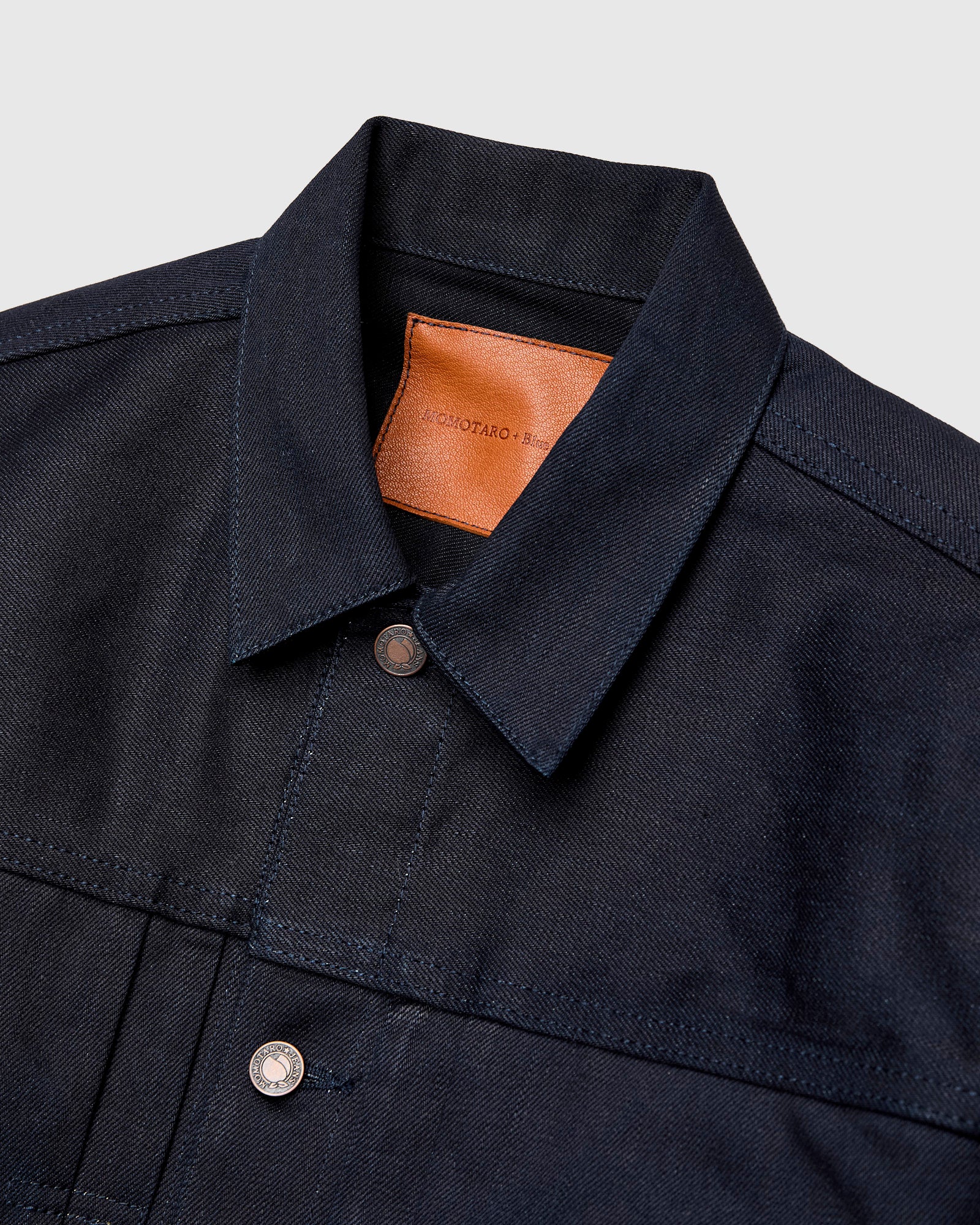 BOM018-J "Grand Indigo – Midnight Edition" 14oz Selvedge Denim Jacket - Image 6