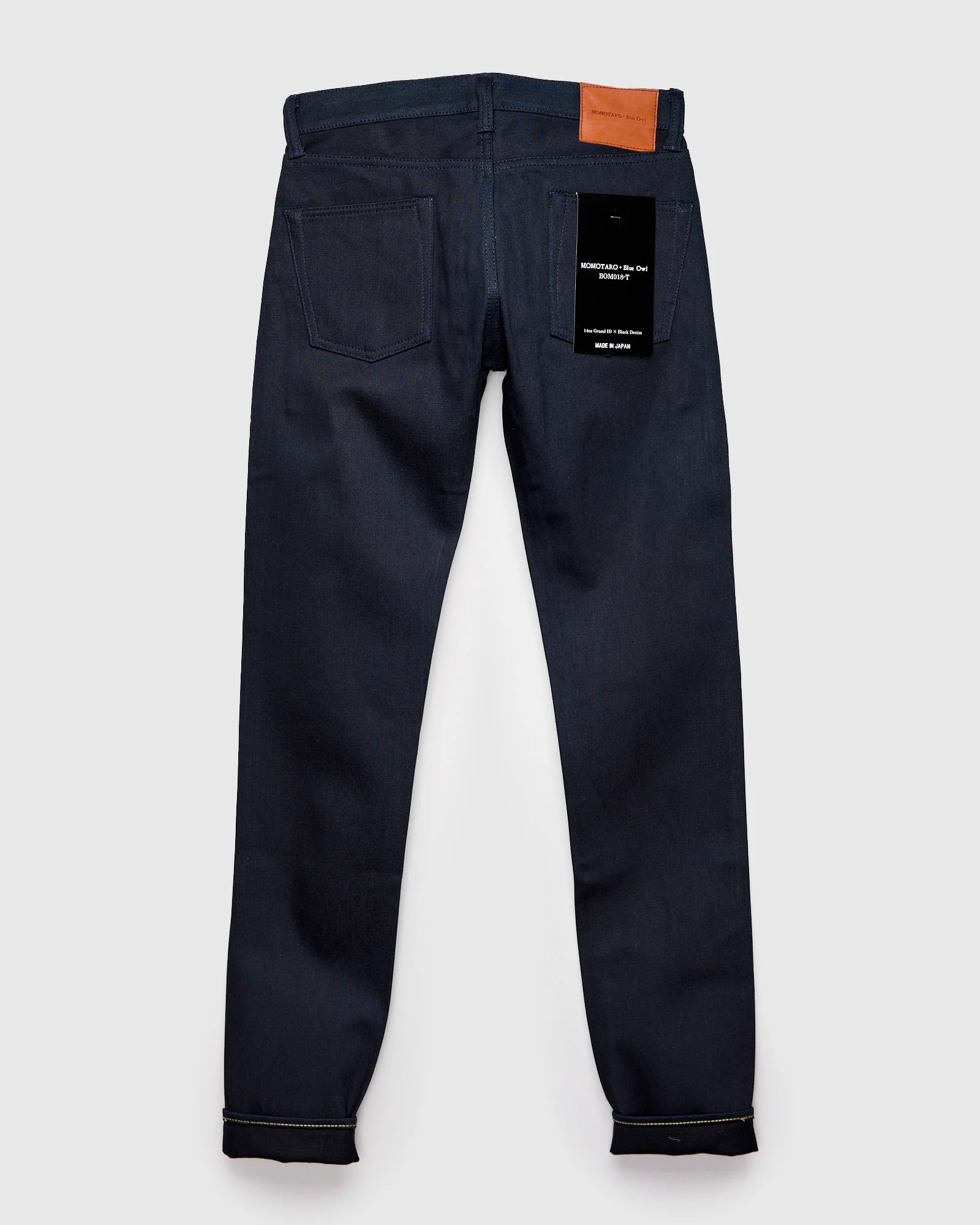 BOM018-T "Grand Indigo – Midnight Edition" 14oz Selvedge Denim - Tight Tapered Fit - Image 3