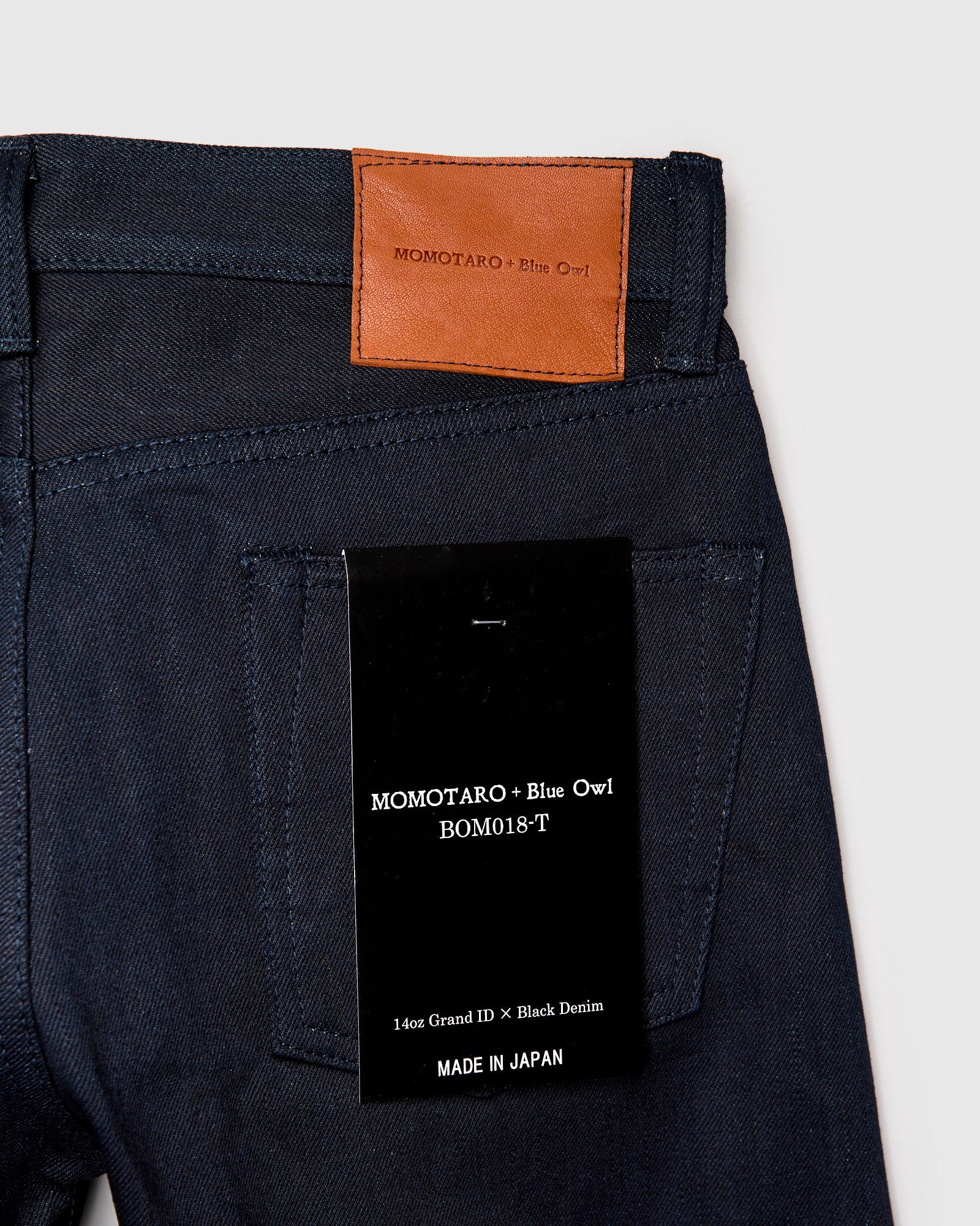 BOM018-T "Grand Indigo – Midnight Edition" 14oz Selvedge Denim - Tight Tapered Fit - Image 4