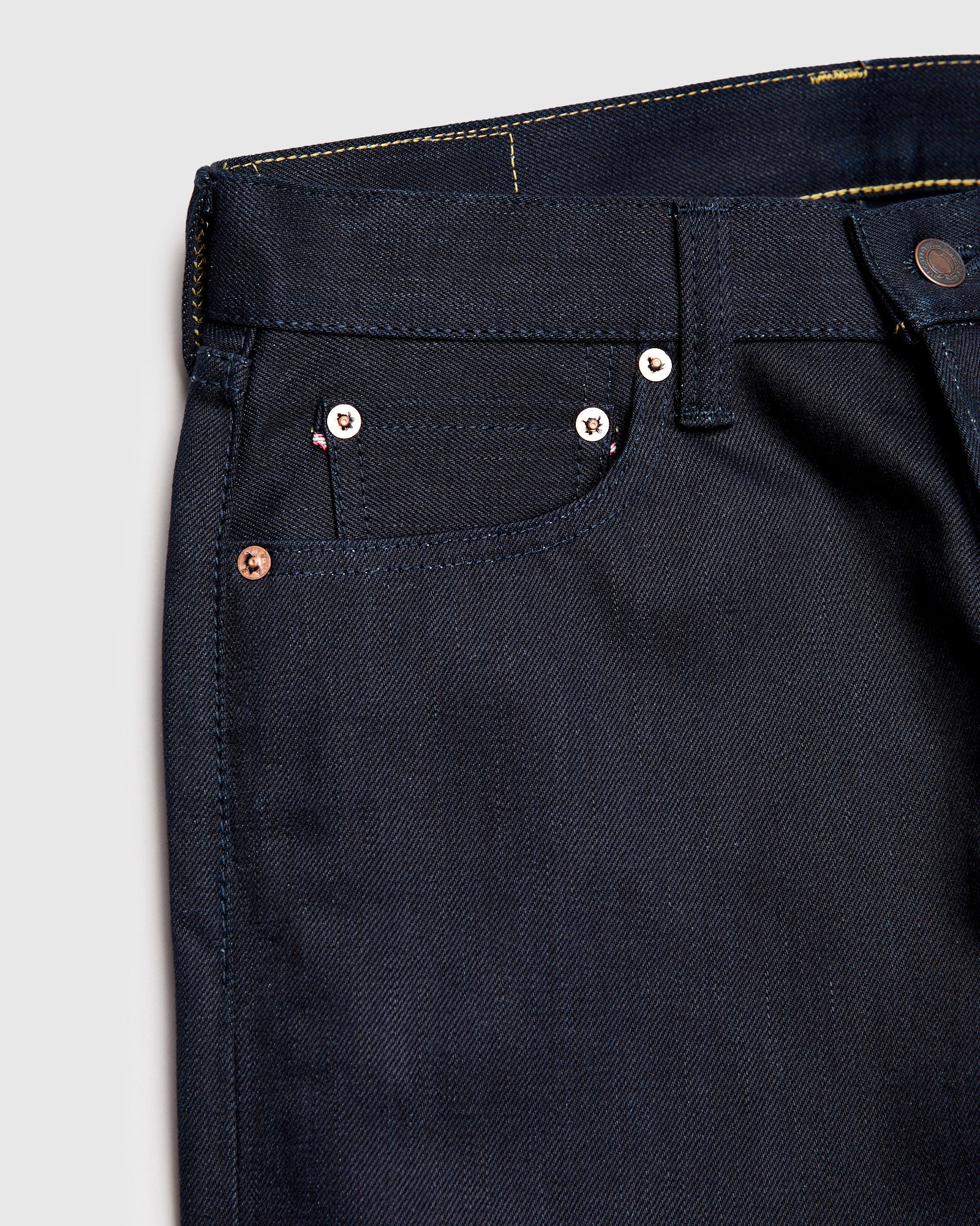 BOM018-W "Grand Indigo – Midnight Edition" 14oz Selvedge Denim - Wide Straight Fit - Image 7