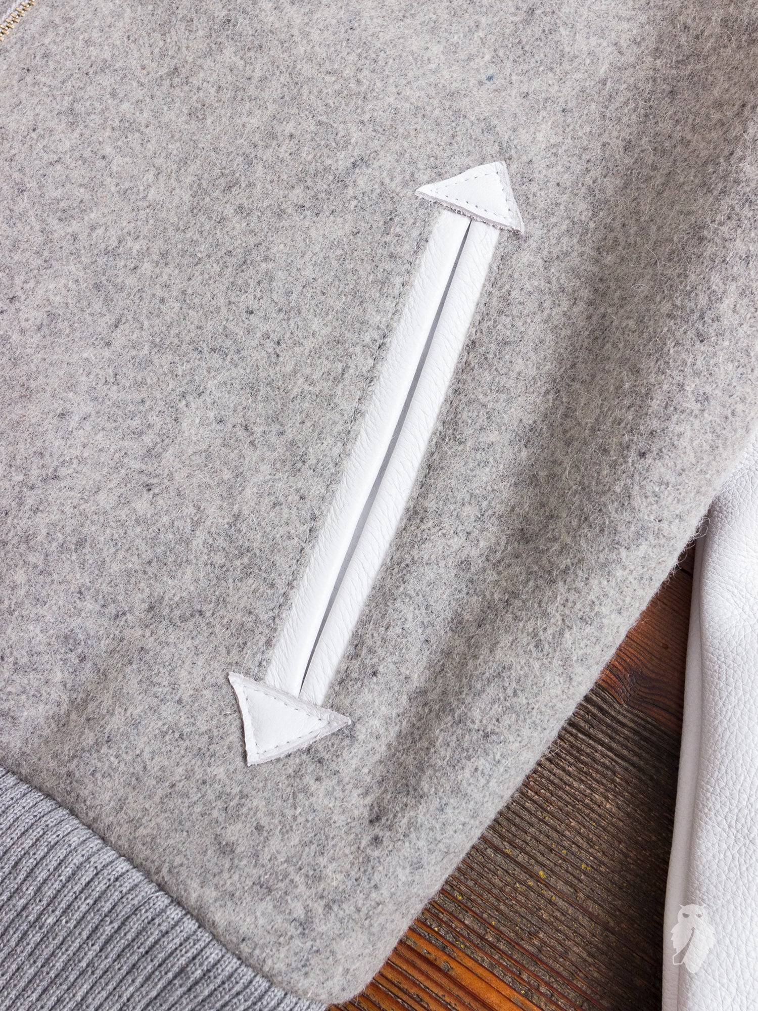 Bomber Jacket in Grey - Image 7