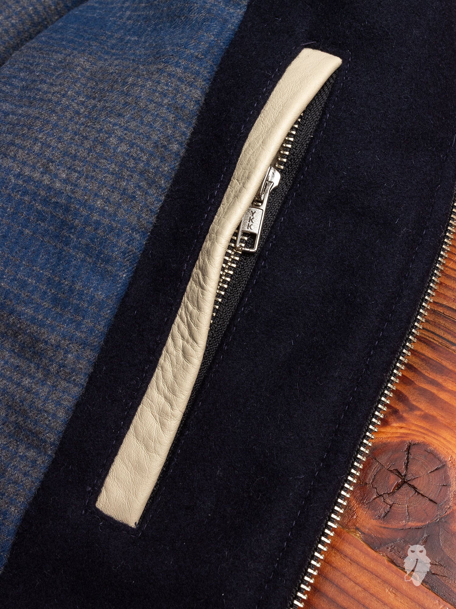 Bomber Jacket in Navy - Image 9