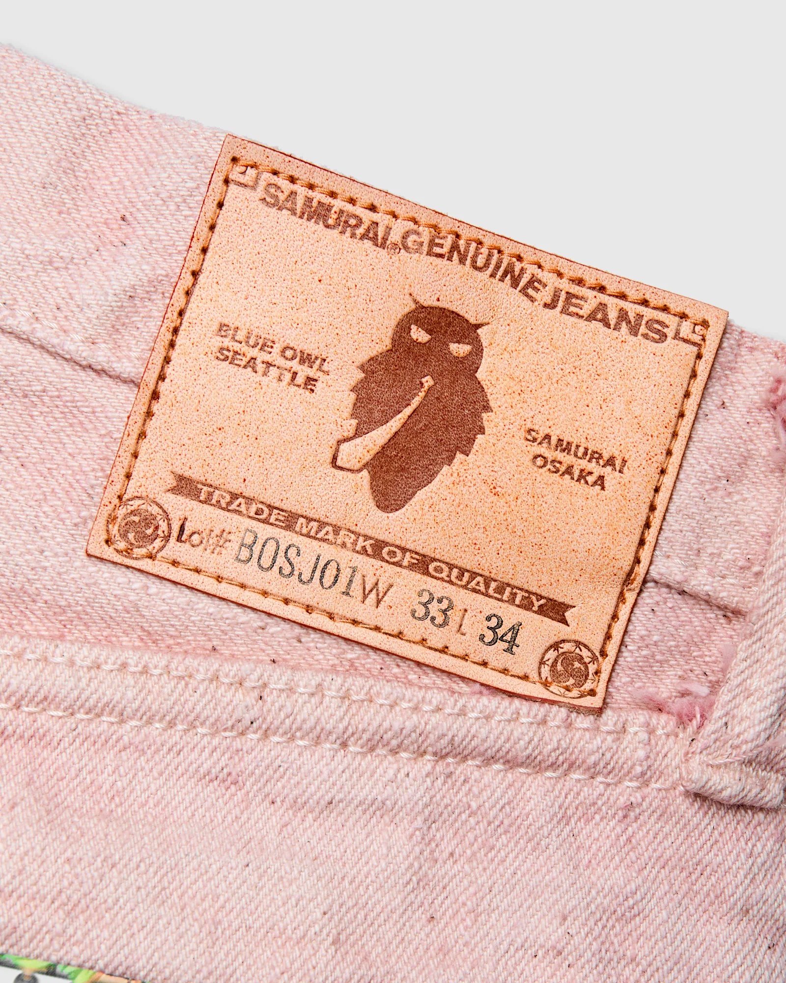 BOS211XX-AK "Shizen" 18oz Akane Selvedge Denim - Relaxed Tapered Fit - Image 5