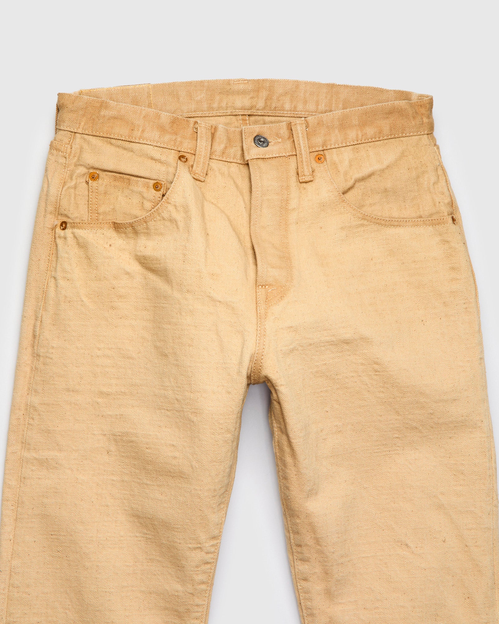 BOS211XX-SH "Shizen" 18oz Shibuki Chestnut Selvedge Denim - Relaxed Tapered Fit - Image 6