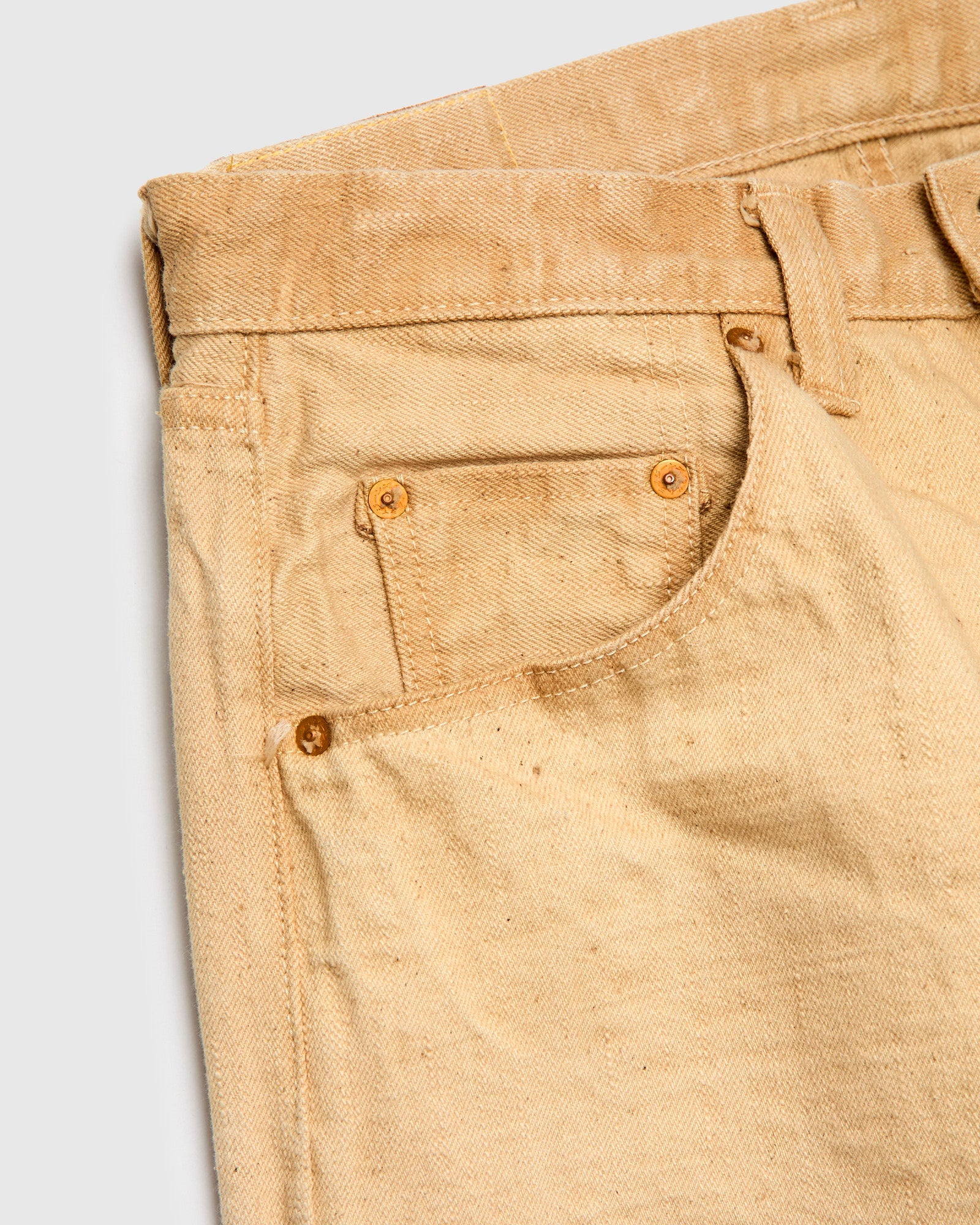 BOS211XX-SH "Shizen" 18oz Shibuki Chestnut Selvedge Denim - Relaxed Tapered Fit - Image 7