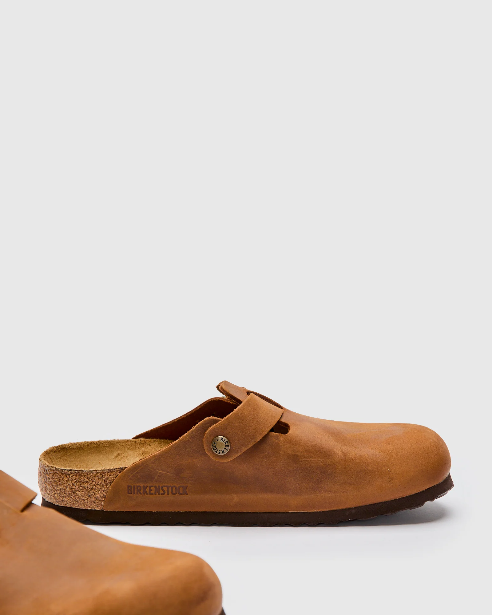 Boston Clog in Cognac Oil Leather - Image 4