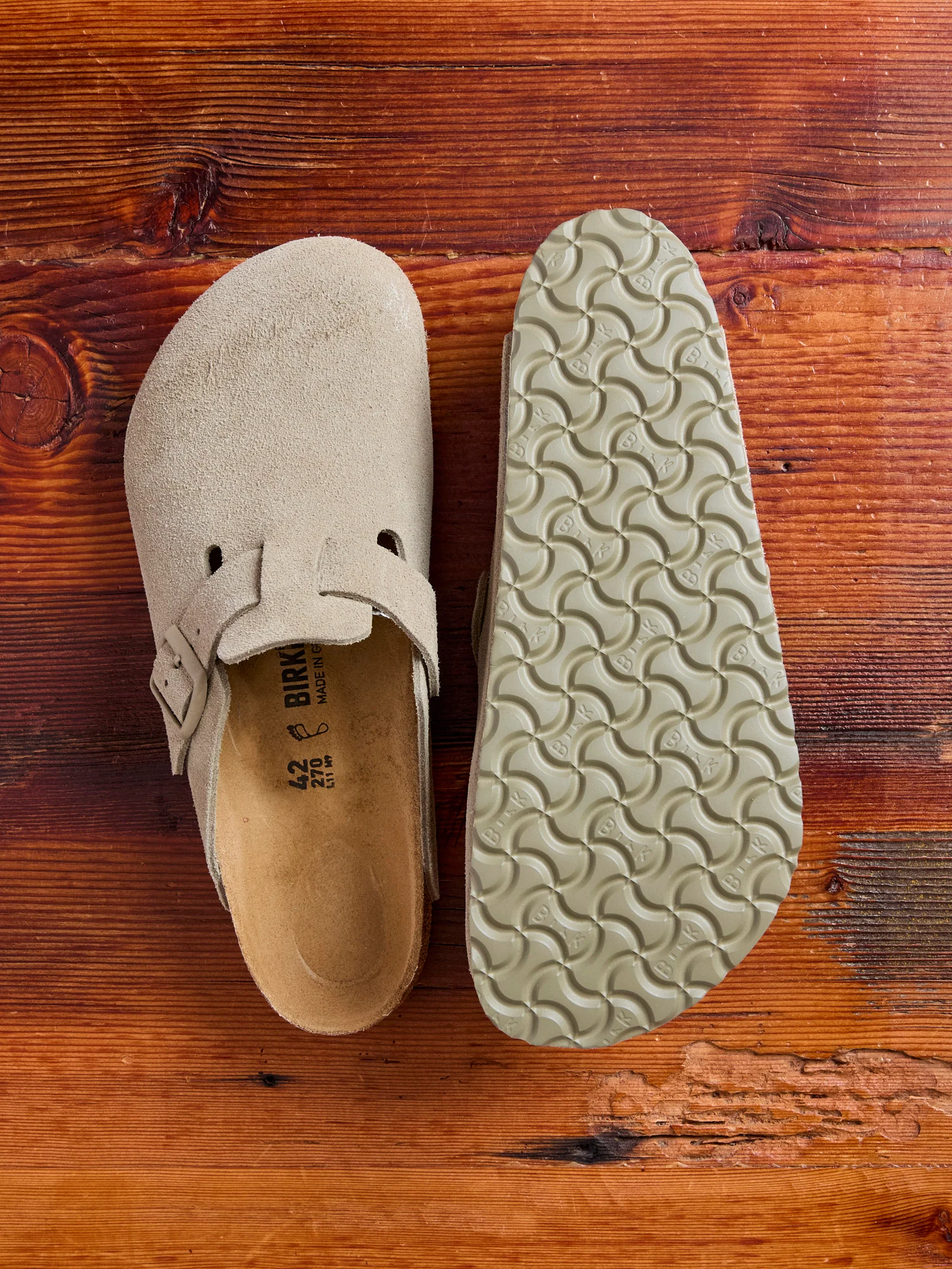 Boston Clog in Faded Khaki - Image 2