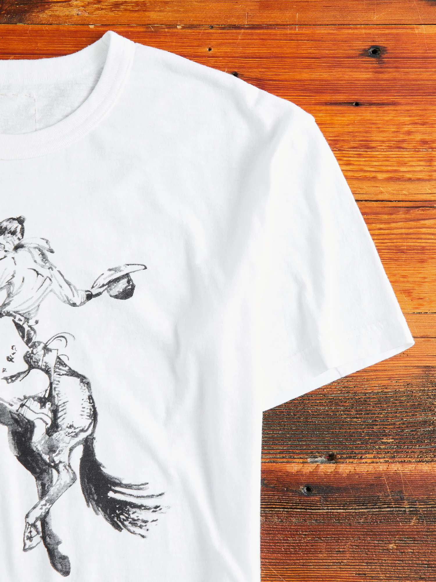 "Buckle Up" Jumbo Tee S/S in White - Image 5