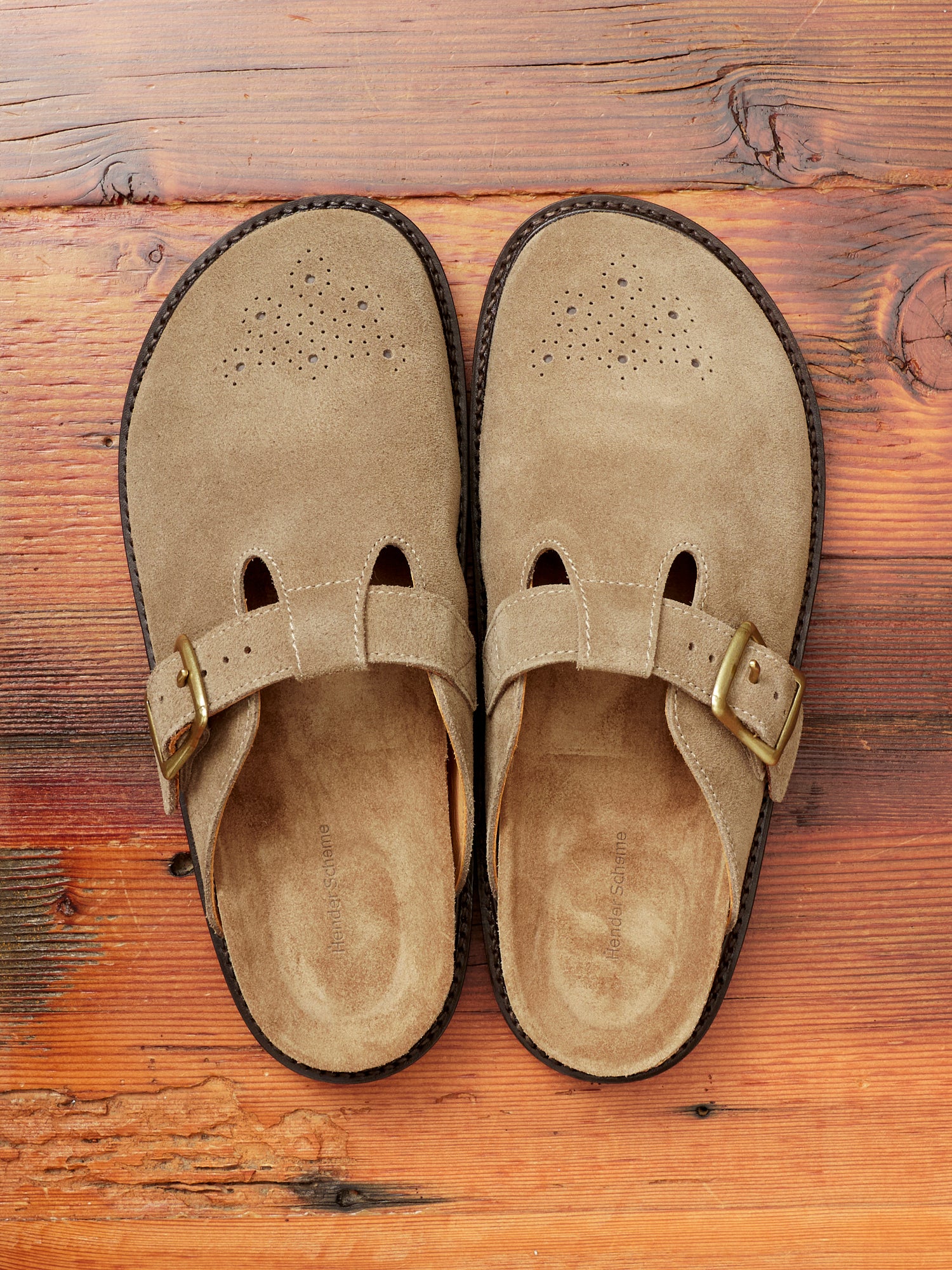 Buggs Suede Mule in Khaki Beige - Image 7